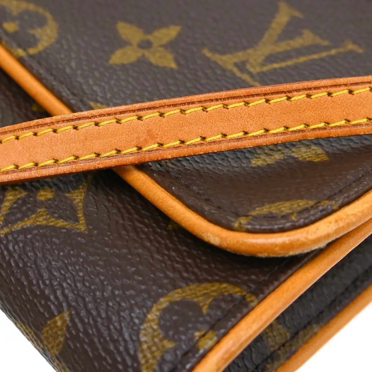 Louis Vuitton Twin Monogram Canvas Brown Canvas Clutche & Pouche Bag (Pre-Owned)
