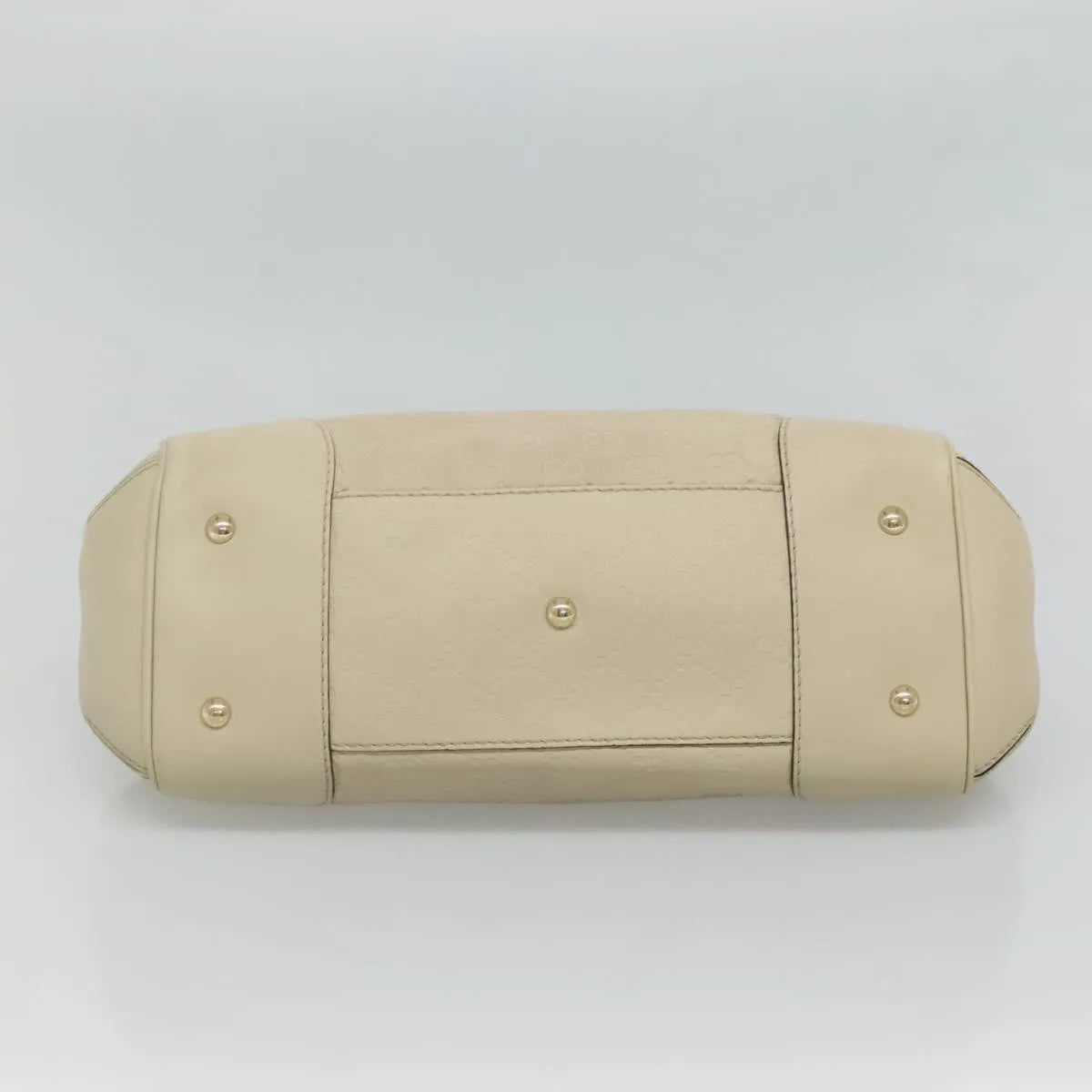 Gucci Mayfair Satchel Guccissima Leather Beige Leather Tote Bag Bag (Pre-Owned)