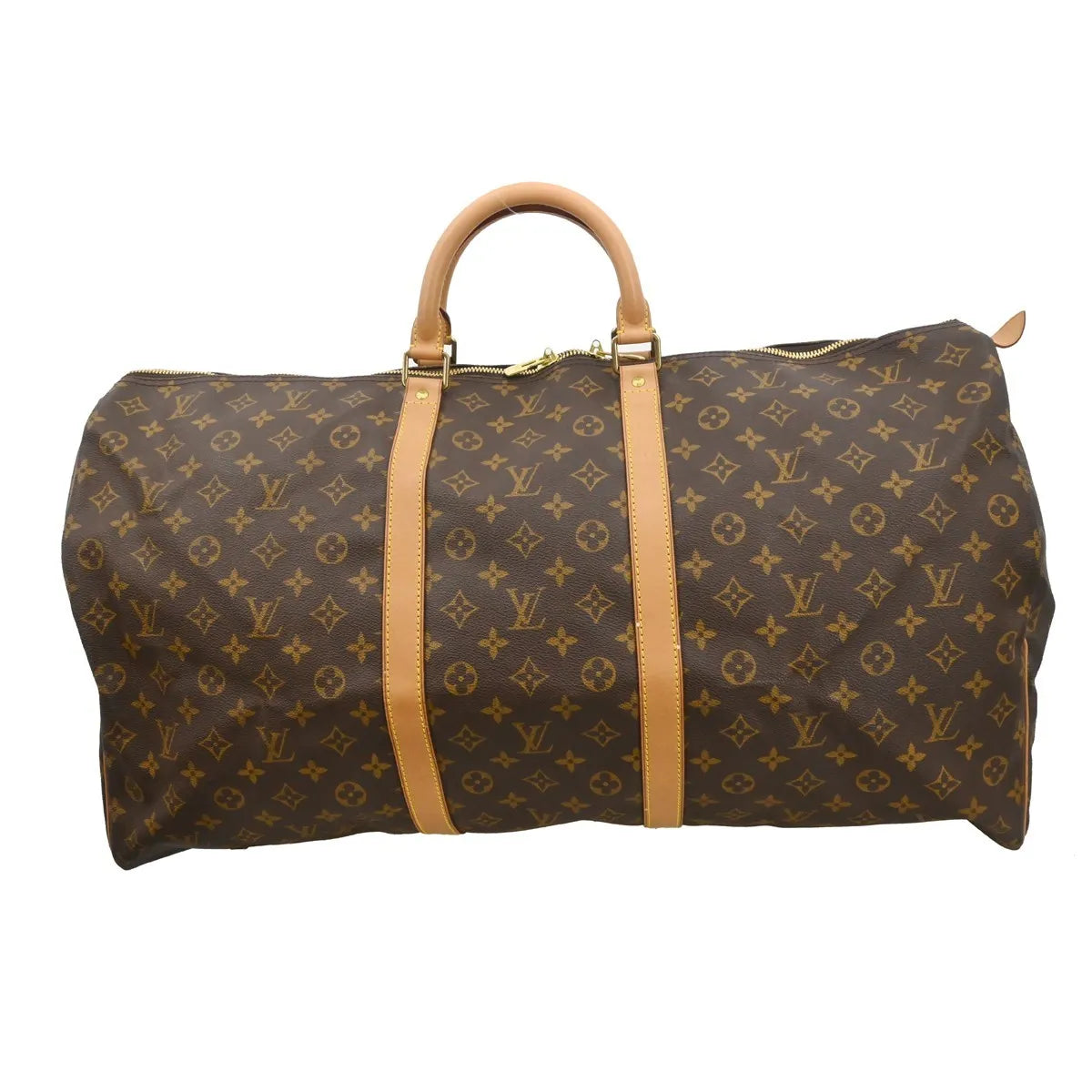 Louis Vuitton Keepall Monogram Canvas Brown Canvas Travel Bag Bag (Pre-Owned)