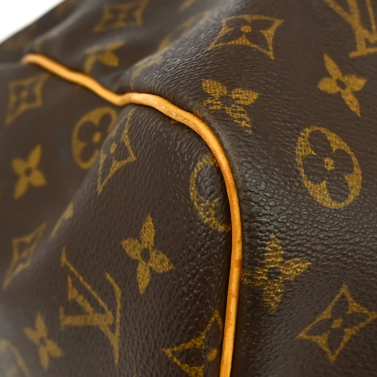 Louis Vuitton Keepall Bandoulière Monogram Brown Canvas Travel Bag Bag (Pre-Owned)