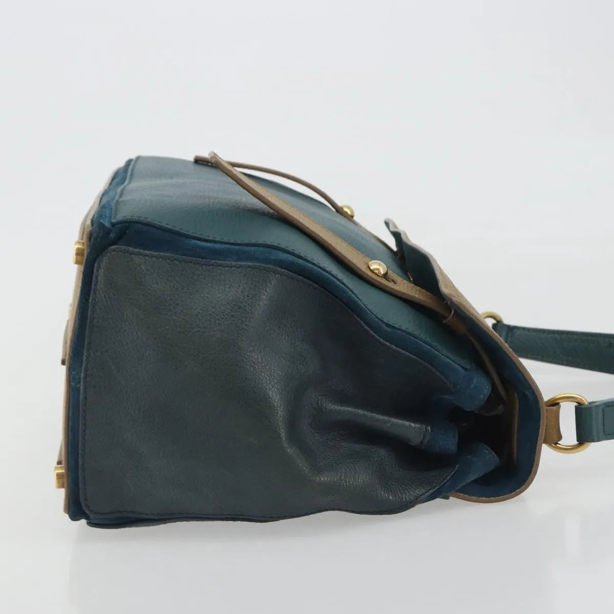 Saint Laurent Tricolor Muse Two Leather Multicolour Leather Handbag (Pre-Owned)