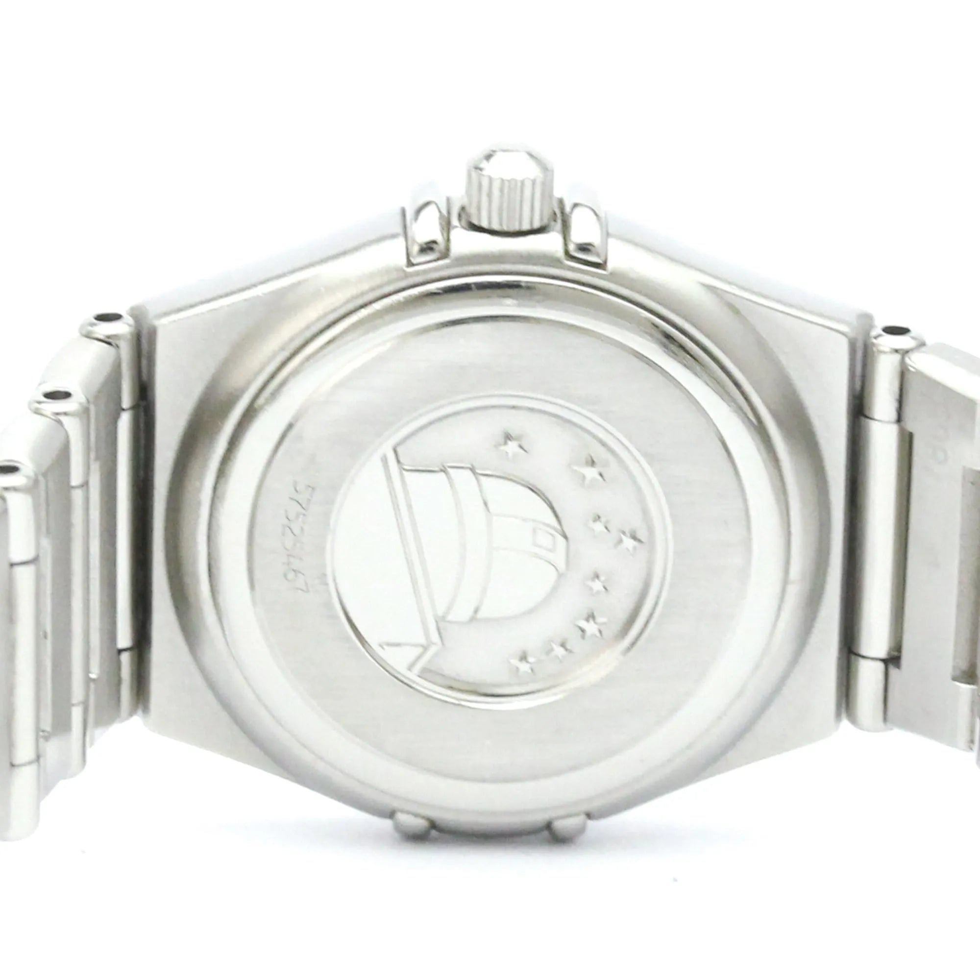 Omega Constellation Quartz Stainless Steel With Diamond Markers And Mother Of Pearl Watch (Pre-Owned)