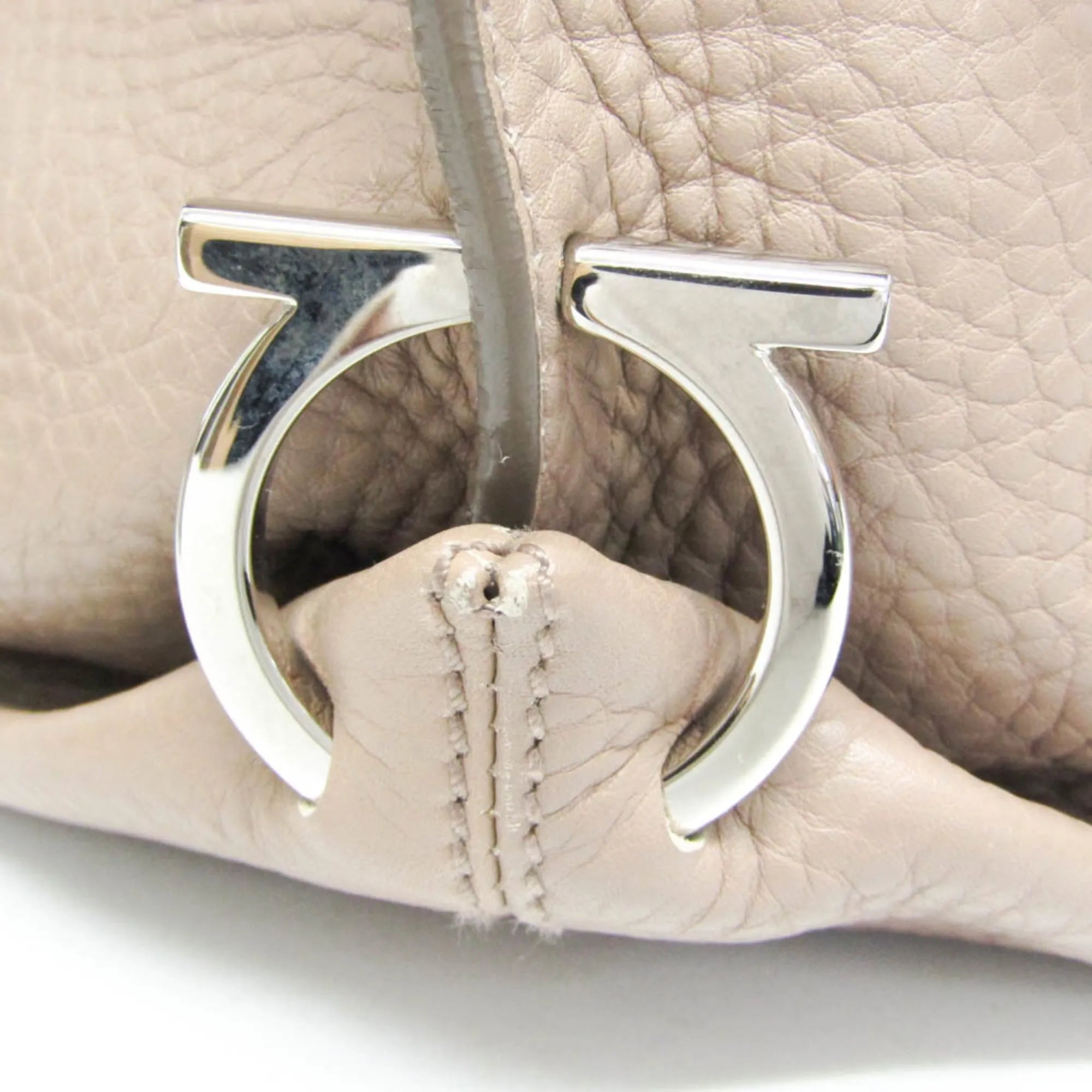 Salvatore Ferragamo Sofia Satchel Leather Pink Leather Handbag (Pre-Owned)