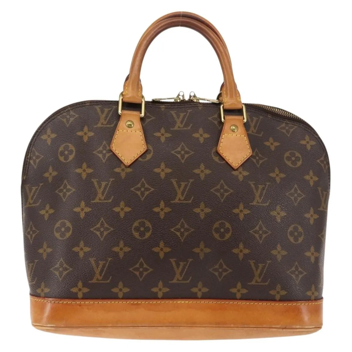 Louis Vuitton Alma Monogram Canvas Brown Canvas Handbag (Pre-Owned)