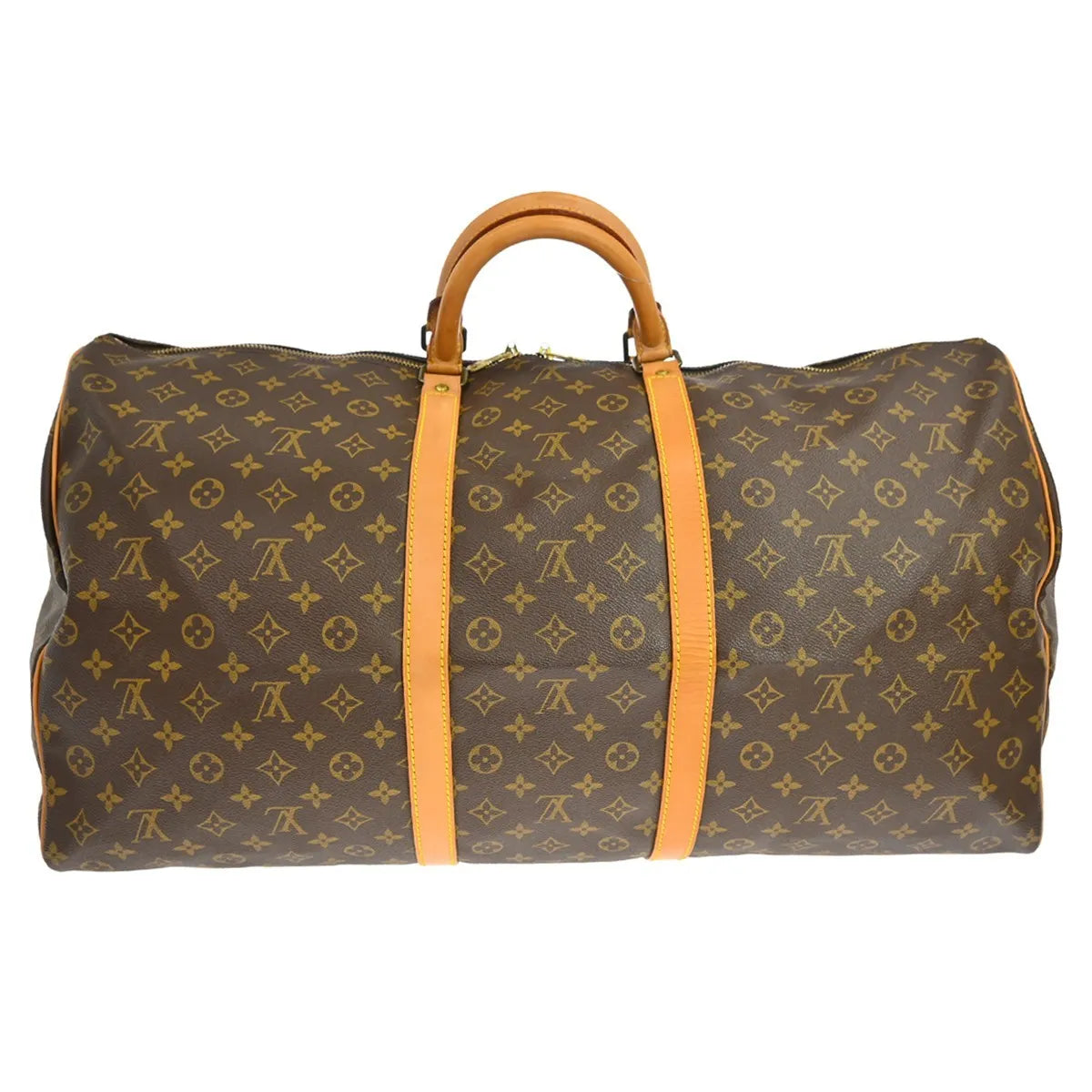 Louis Vuitton Keepall Monogram Canvas Brown Canvas Travel Bag Bag (Pre-Owned)