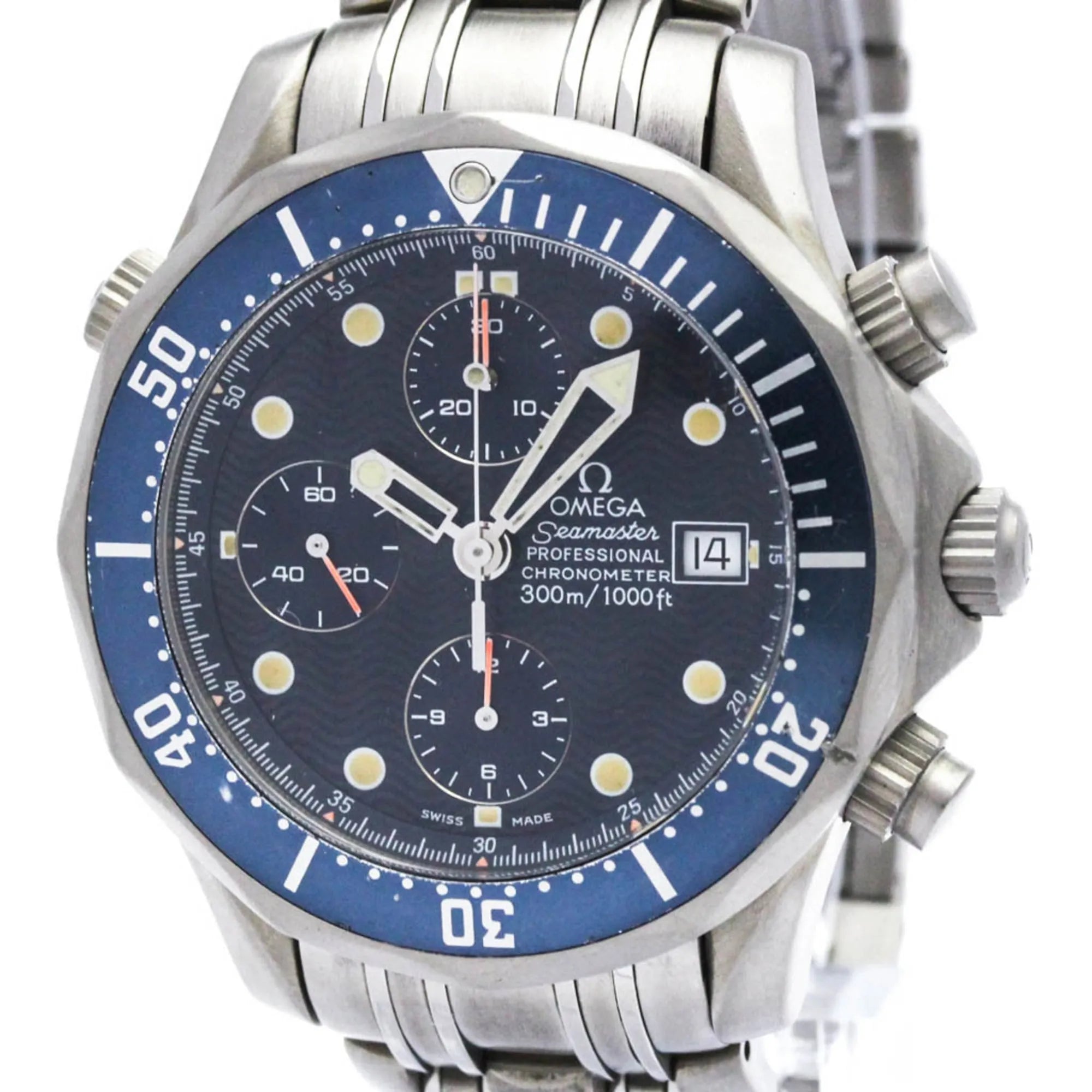 Omega Seamaster Diver 300M Chronometer Chronograph Automatic Watch Stainless Steel Watch (Pre-Owned)