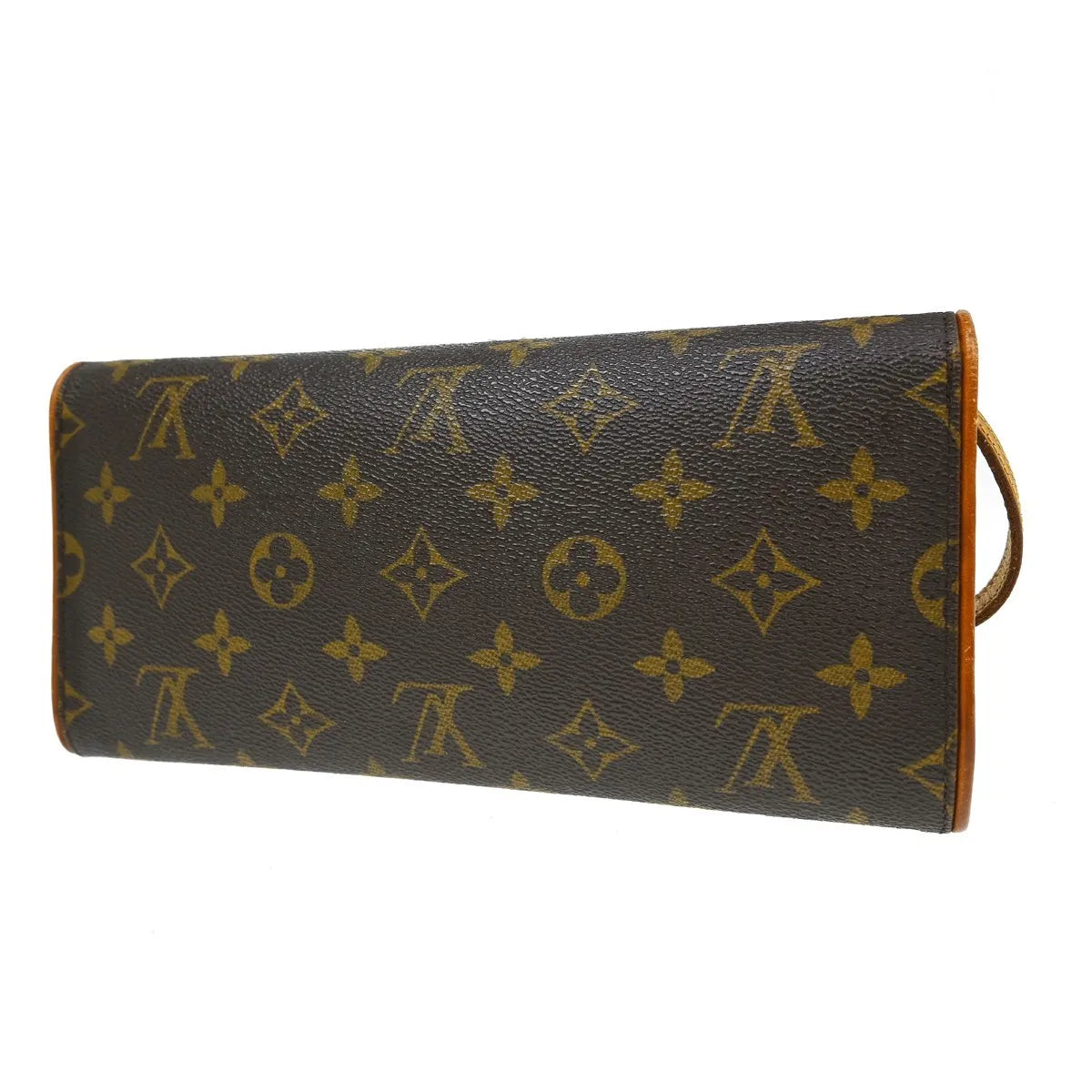 Louis Vuitton Twin Monogram Canvas Brown Canvas Clutche & Pouche Bag (Pre-Owned)
