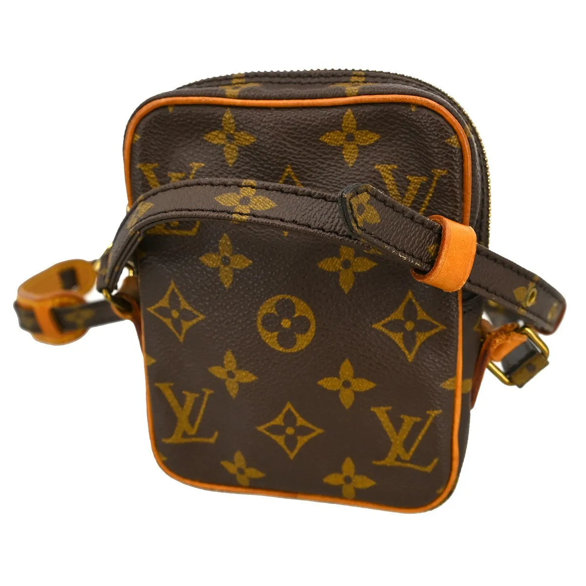 Louis Vuitton Danube Monogram Brown Canvas Shoulder Bag Bag (Pre-Owned)