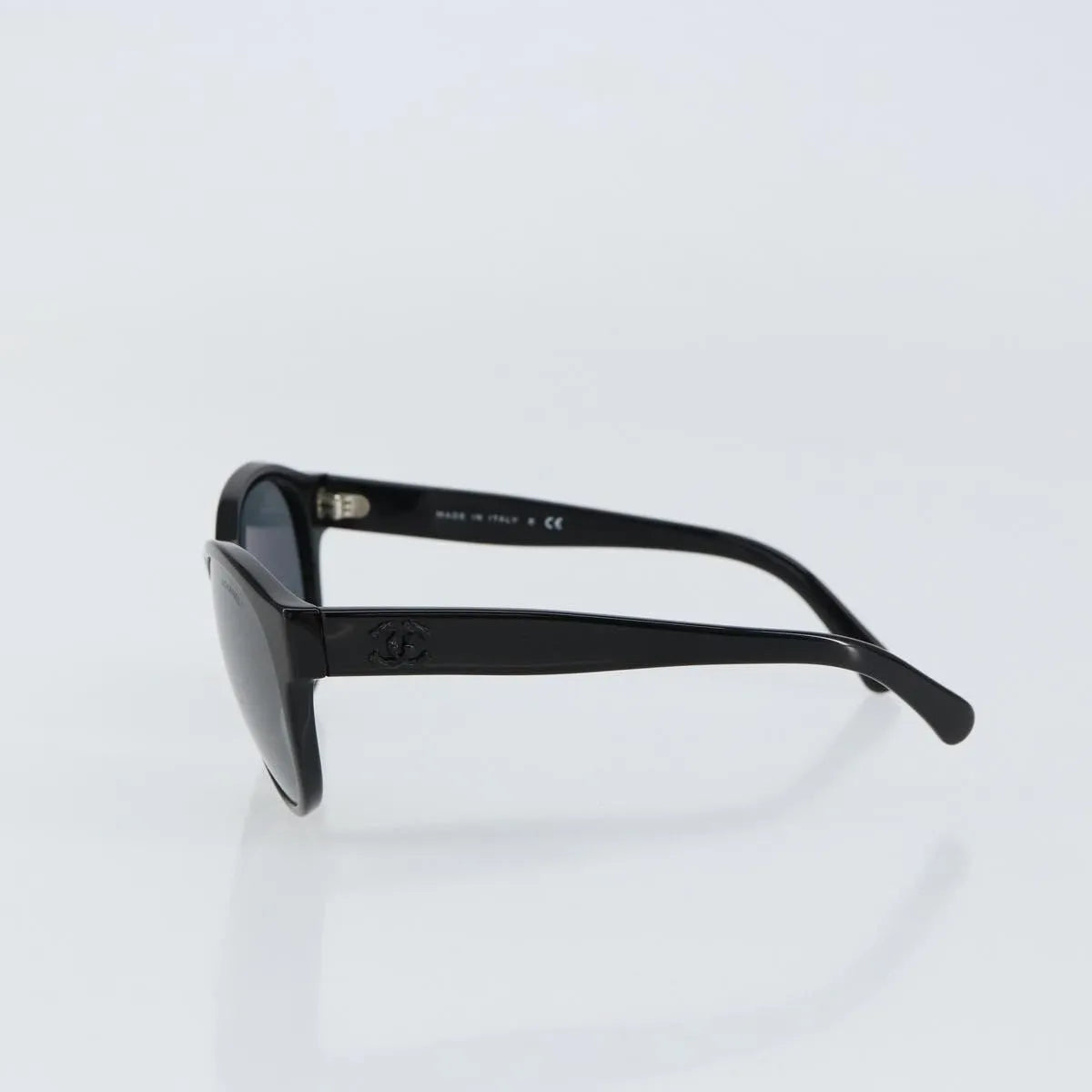 Chanel Chanel Logo Sunglasses Eye Wear Plastic Black Plastic Sunglasse Accessory (Pre-Owned)