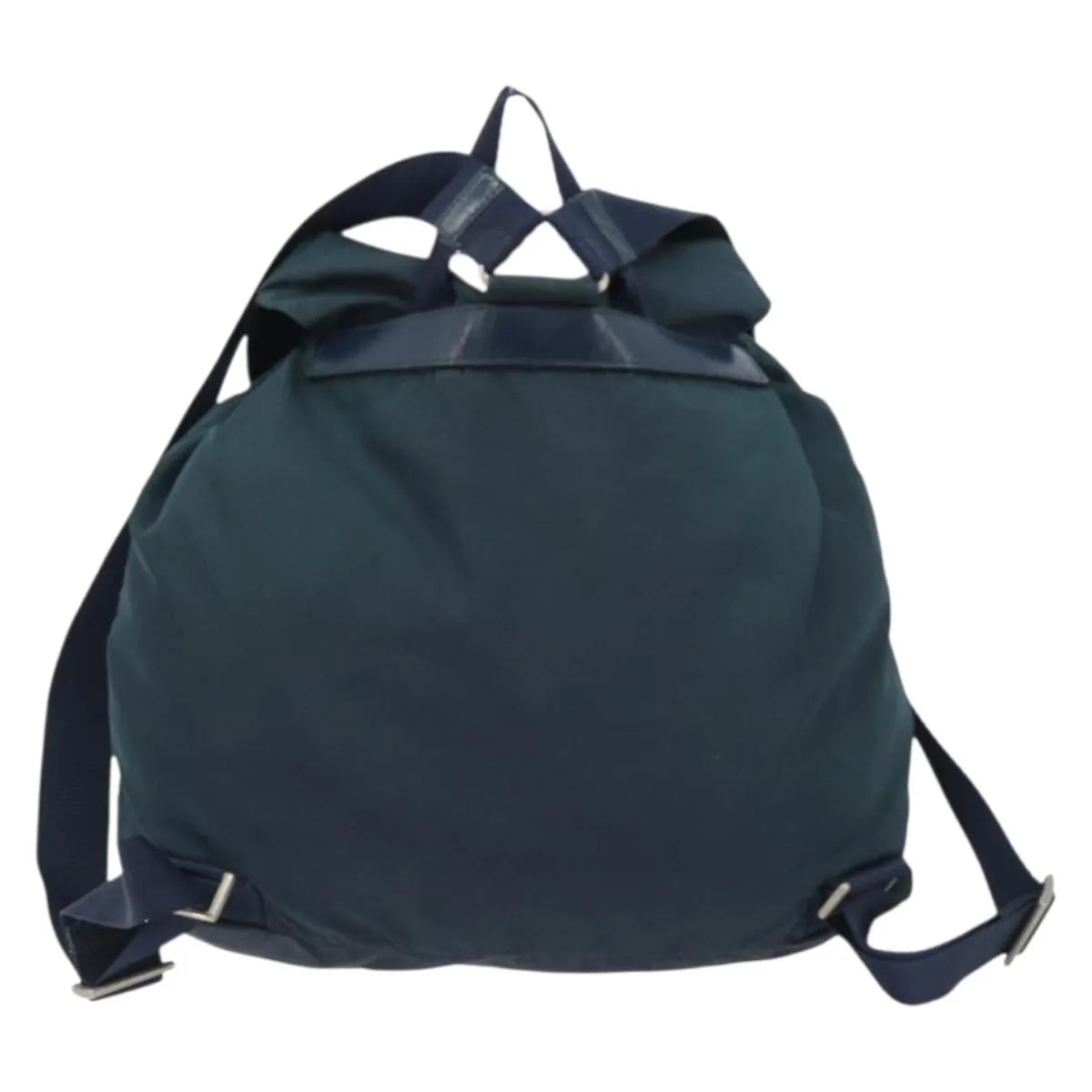 Prada Double Front Pocket Tessuto Navy Nylon Backpack Bag (Pre-Owned)