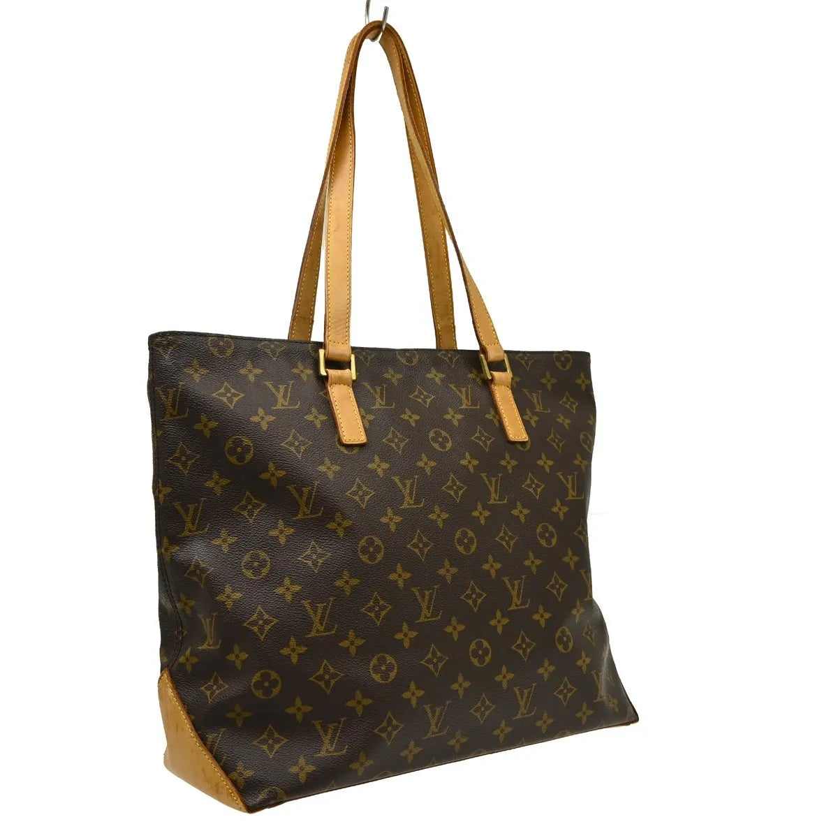 Louis Vuitton Cabas Mezzo Monogram Canvas Brown Canvas Tote Bag Bag (Pre-Owned)