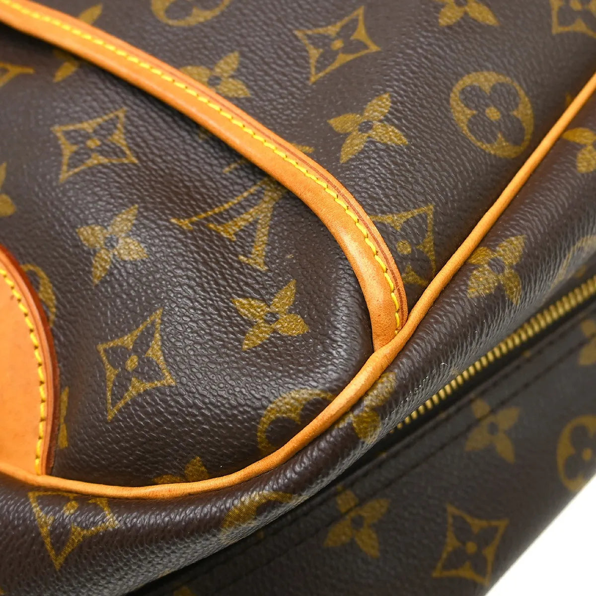 Louis Vuitton Deauville Monogram Canvas Brown Canvas Handbag (Pre-Owned)