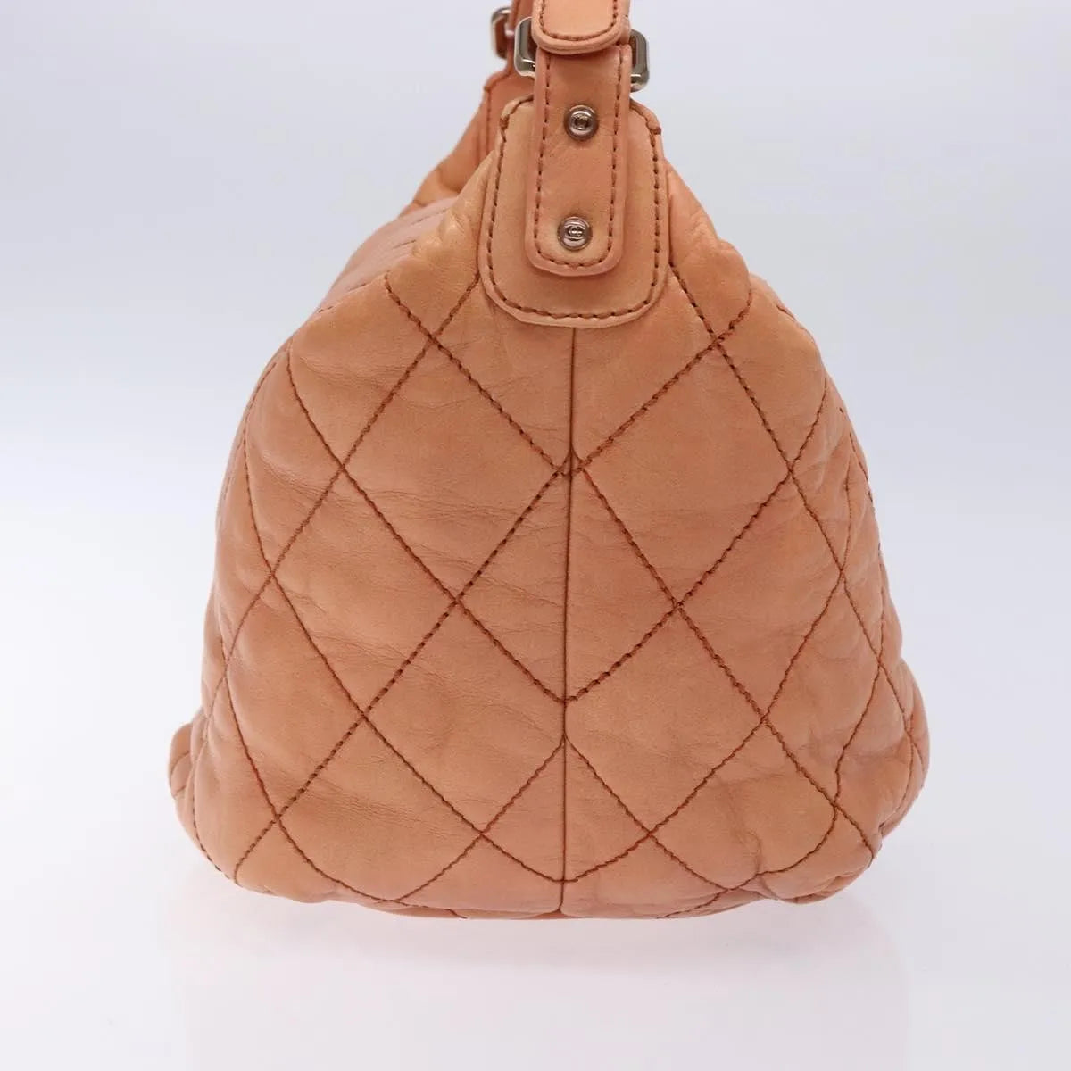 Chanel Cloudy Bundle Hobo Quilted Lambskin Purple Leather Shoulder Bag Bag (Pre-Owned)
