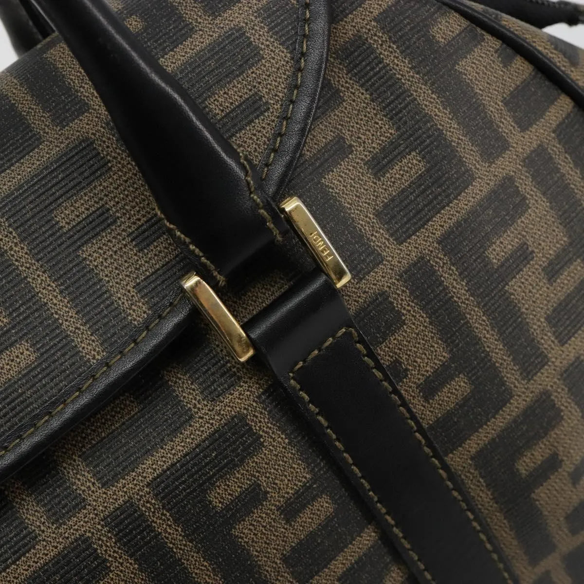 Fendi Zucca Tote Ff Motif Multicolour Canvas Handbag (Pre-Owned)