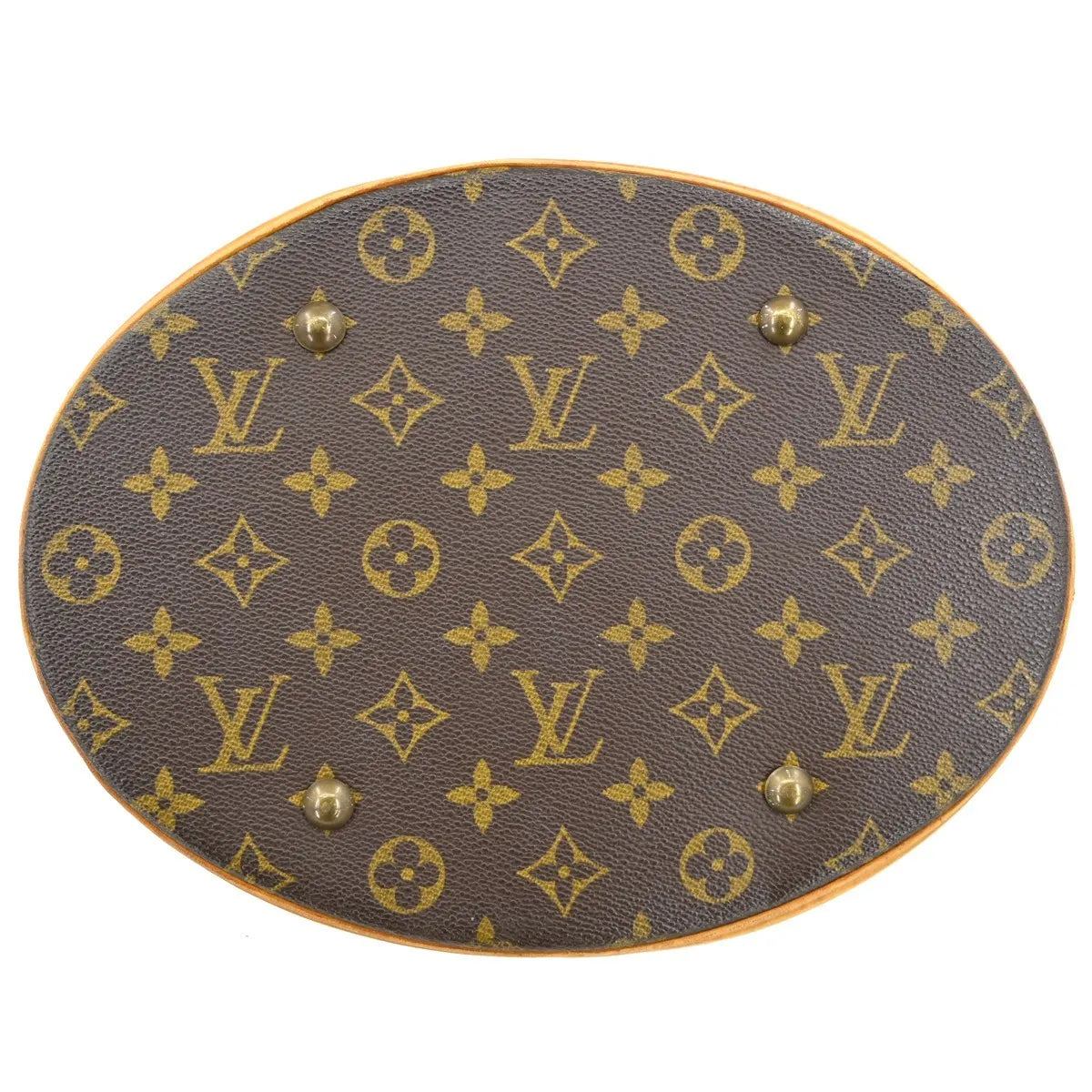 Louis Vuitton Bucket Monogram Canvas Brown Canvas Tote Bag Bag (Pre-Owned)