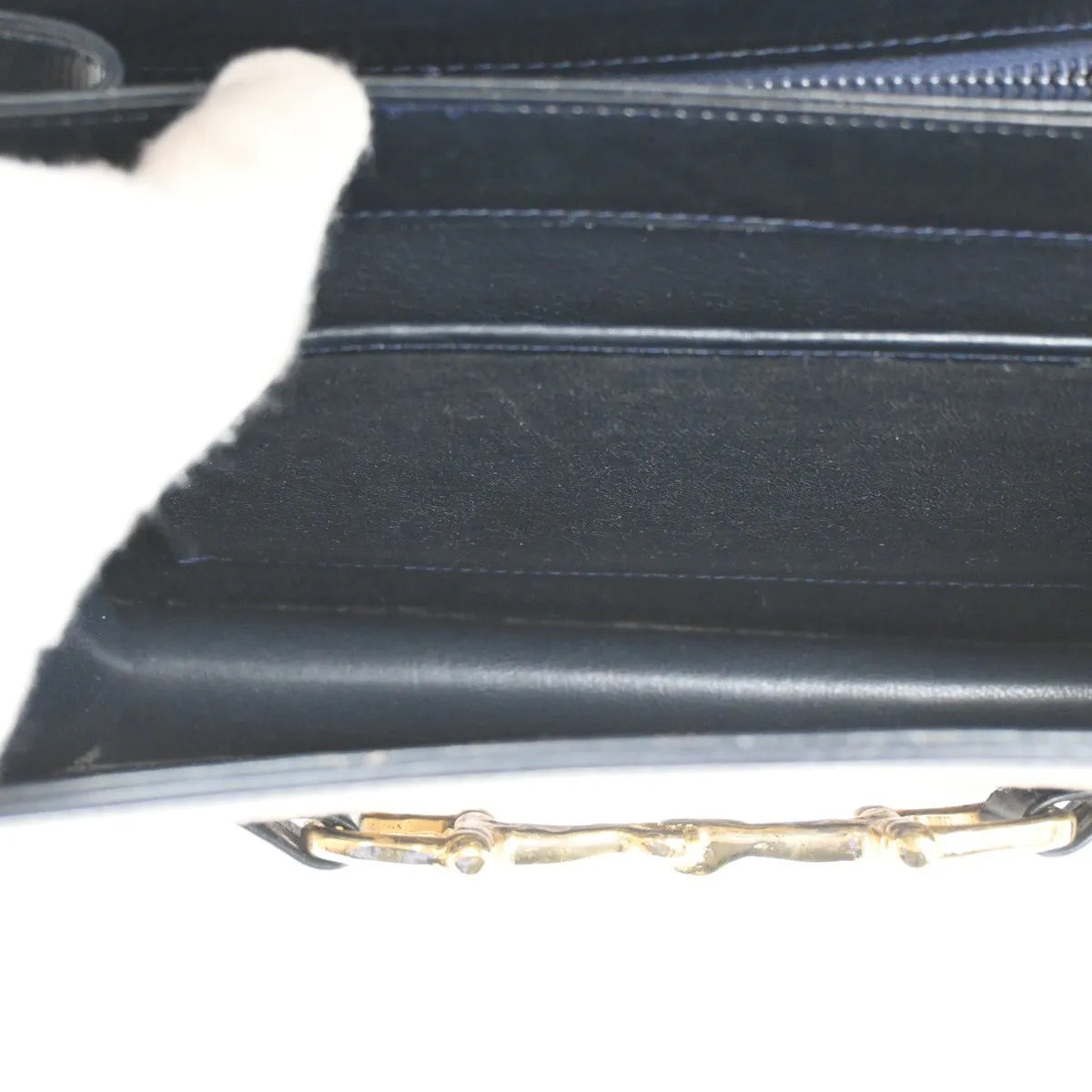 Celine Horse Carriage Canvas And Leather Navy Canvas Shoulder Bag Bag (Pre-Owned)