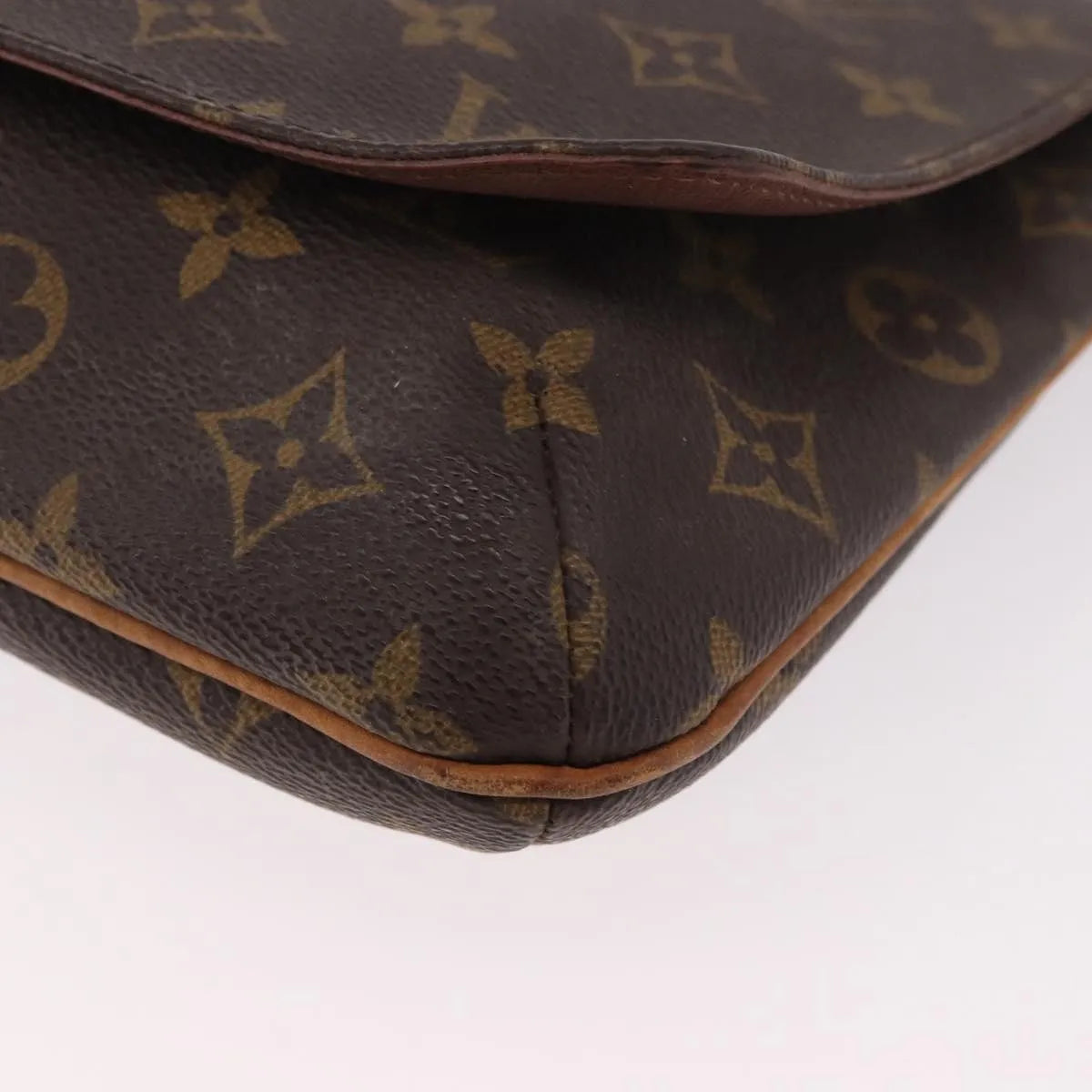 Louis Vuitton Musette Tango Monogram Canvas Brown Canvas Shoulder Bag Bag (Pre-Owned)
