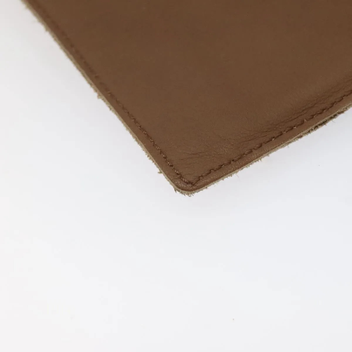 Bottega Veneta Vintage Front Pocket Waist Leather Brown Leather Clutche & Pouche Bag (Pre-Owned)