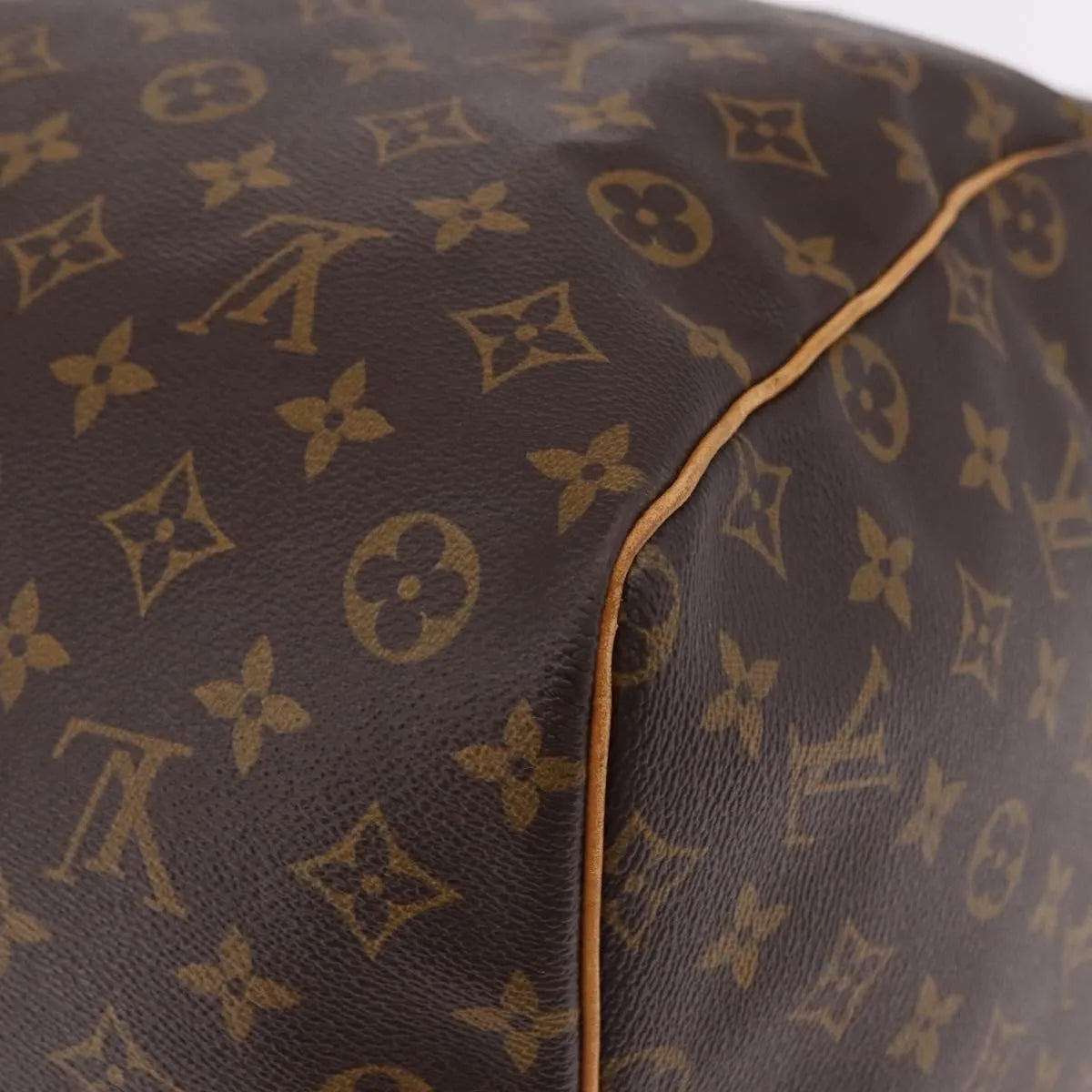 Louis Vuitton Keepall Monogram Brown Canvas Travel Bag Bag (Pre-Owned)