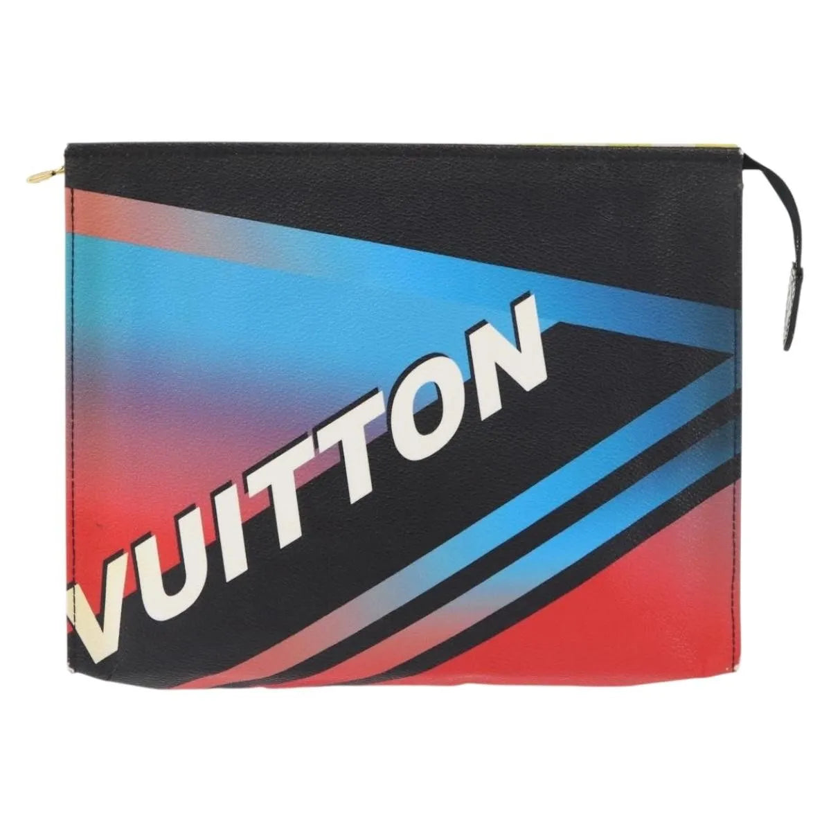 Louis Vuitton Toiletry Limited Edition Race Print Canvas Multicolour Canvas Clutche & Pouche Bag (Pre-Owned)