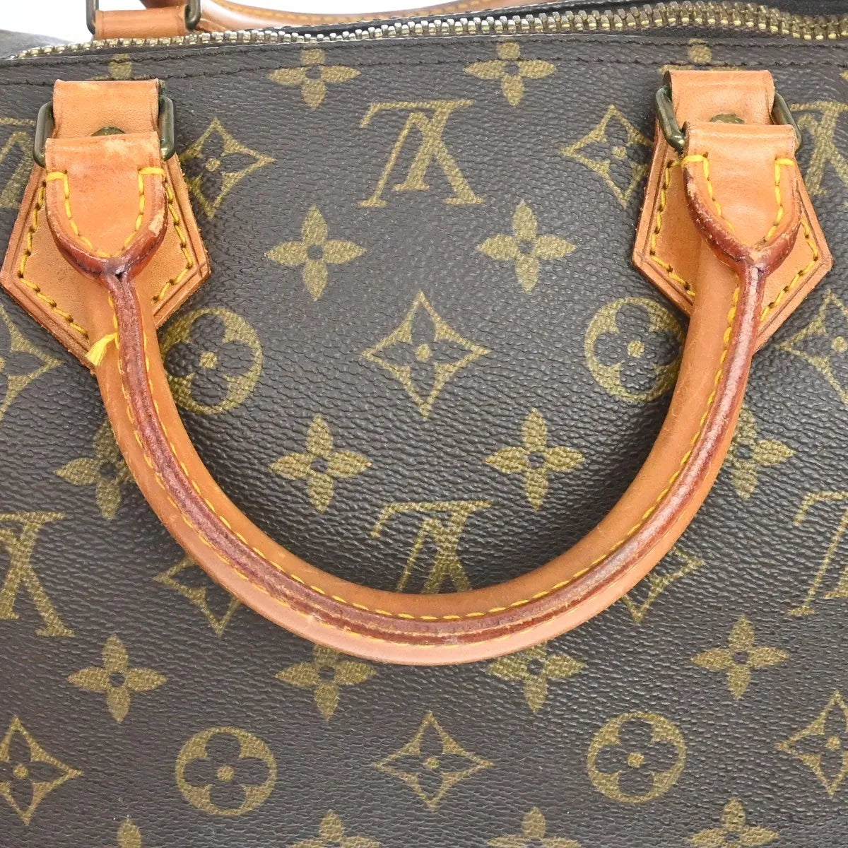 Louis Vuitton Speedy Monogram Canvas Brown Canvas Handbag (Pre-Owned)