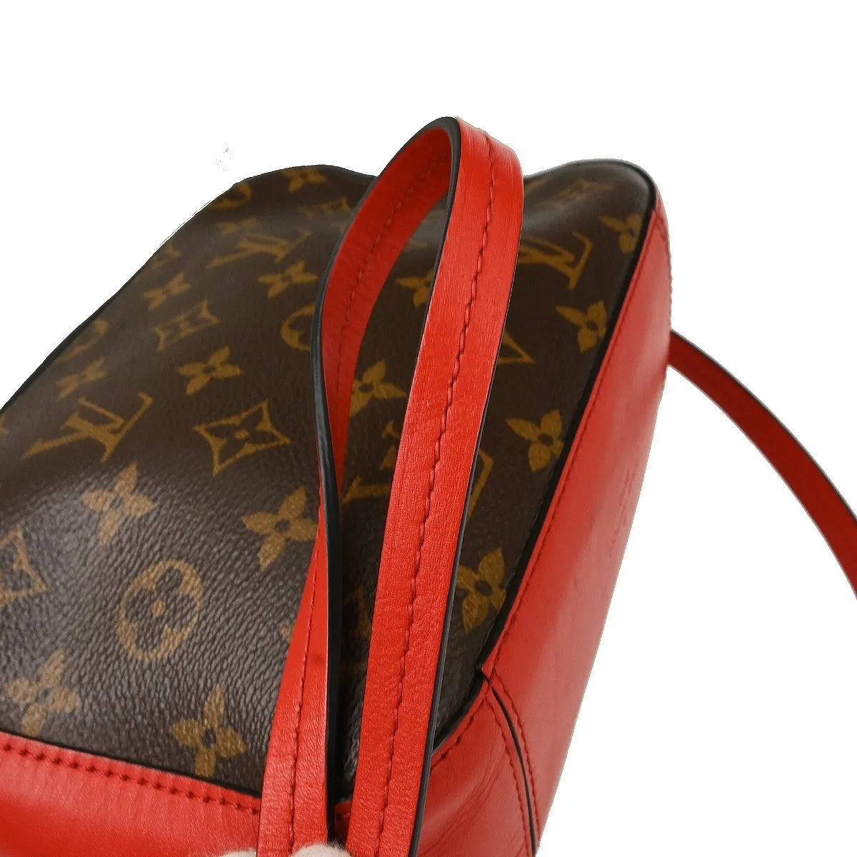 Louis Vuitton Saintonge Monogram Canvas With Leather Brown Canvas Shoulder Bag Bag (Pre-Owned)
