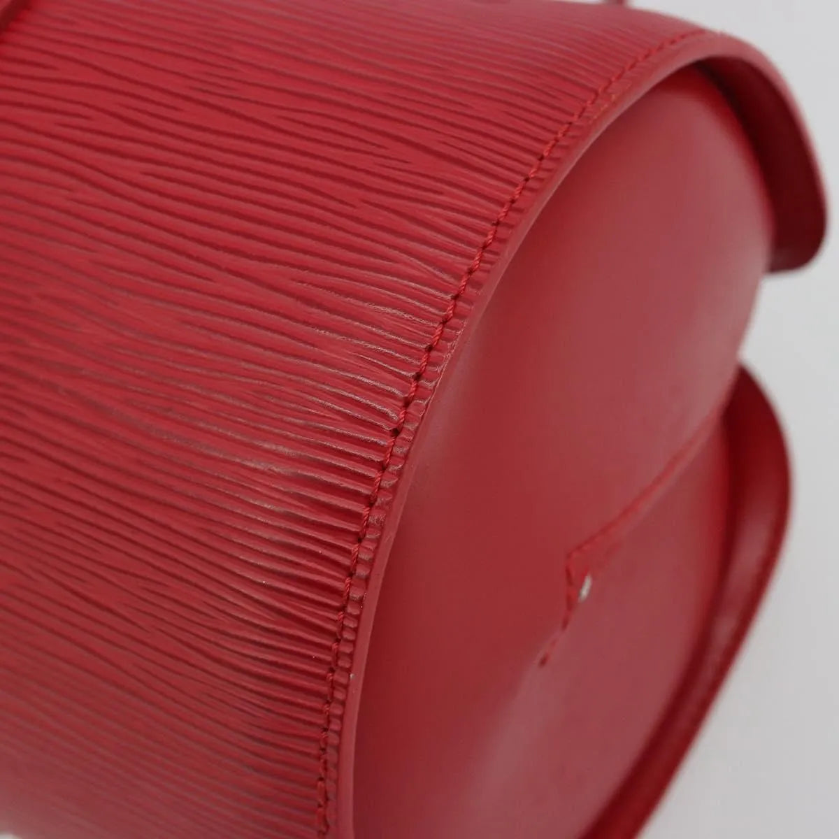 Louis Vuitton Soufflot Epi Leather Red Leather Handbag (Pre-Owned)