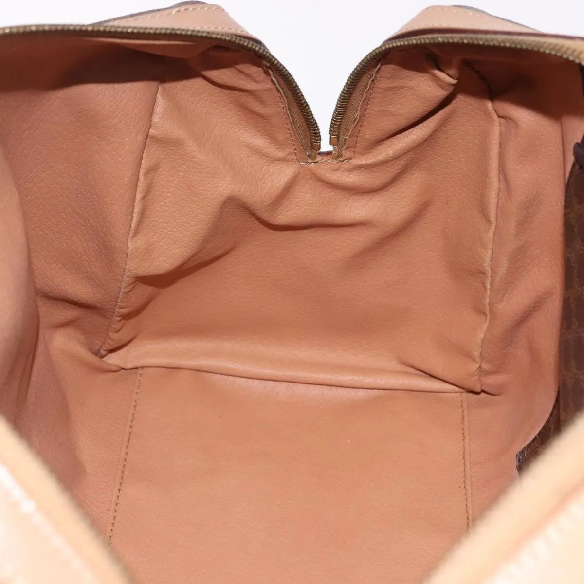 Celine Vintage Macadam Boston Canvas And Leather Brown Pvc Handbag (Pre-Owned)