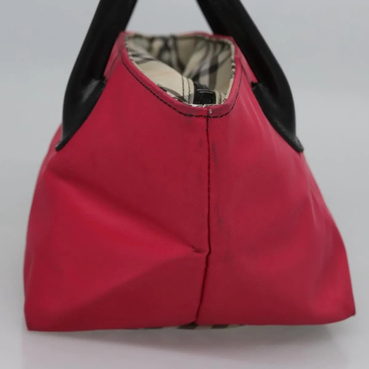 Burberry Blue Label Nylon Pink Nylon Tote Bag Bag (Pre-Owned)
