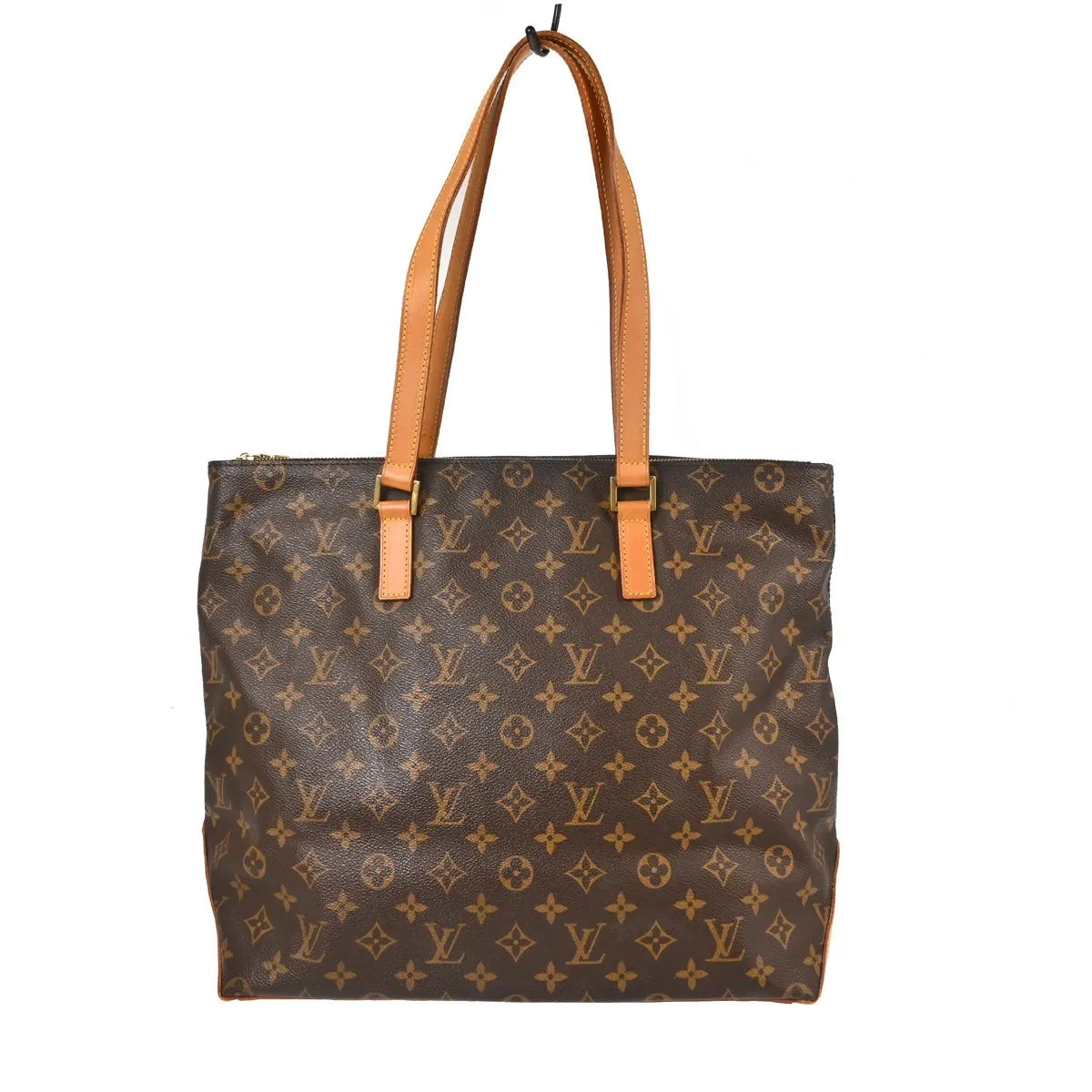 Louis Vuitton Cabas Mezzo Monogram Canvas Brown Canvas Shoulder Bag Bag (Pre-Owned)