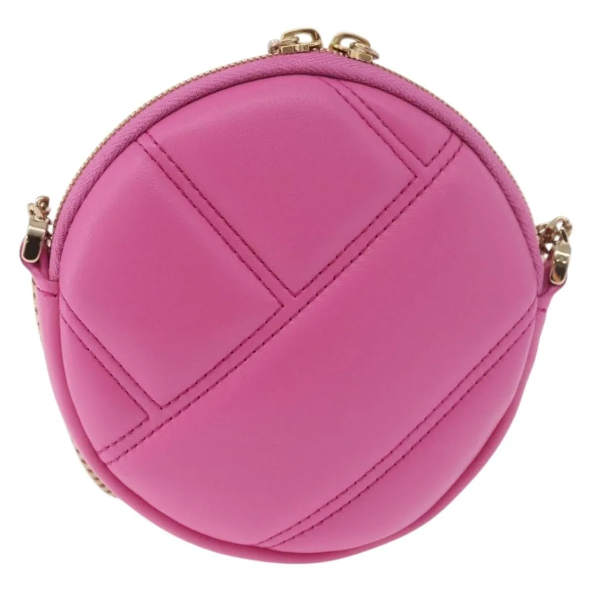 Bvlgari Shoulder Leather Pink Leather Shoulder Bag Bag (Pre-Owned)