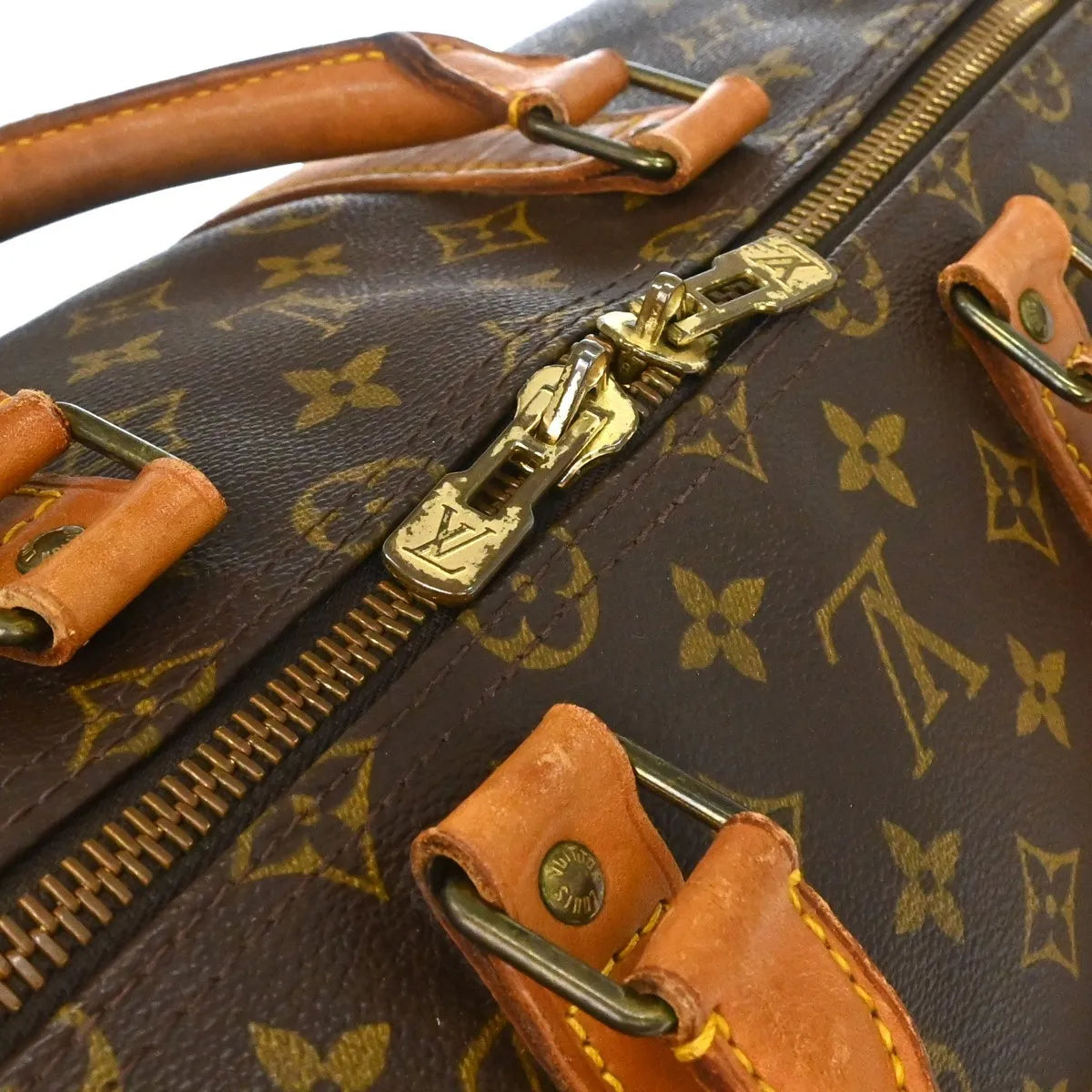 Louis Vuitton Keepall Monogram Canvas Brown Canvas Travel Bag Bag (Pre-Owned)