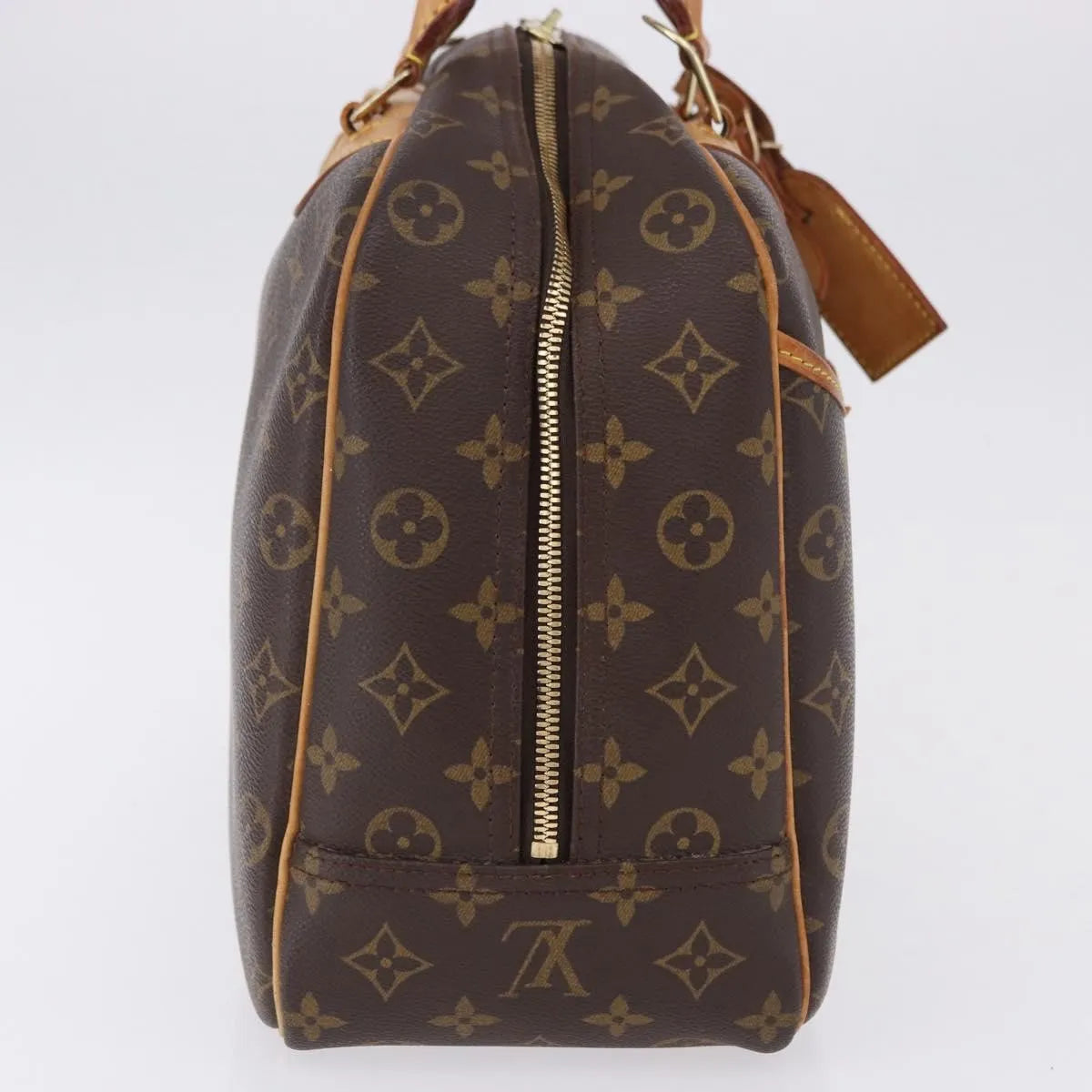 Louis Vuitton Deauville Monogram Brown Canvas Handbag (Pre-Owned)