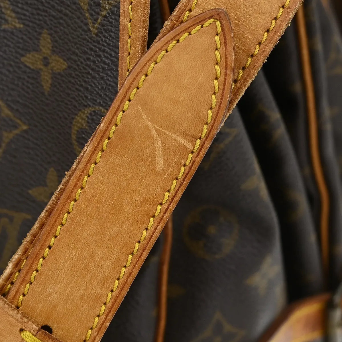 Louis Vuitton Saumur Monogram Canvas Brown Canvas Shoulder Bag Bag (Pre-Owned)