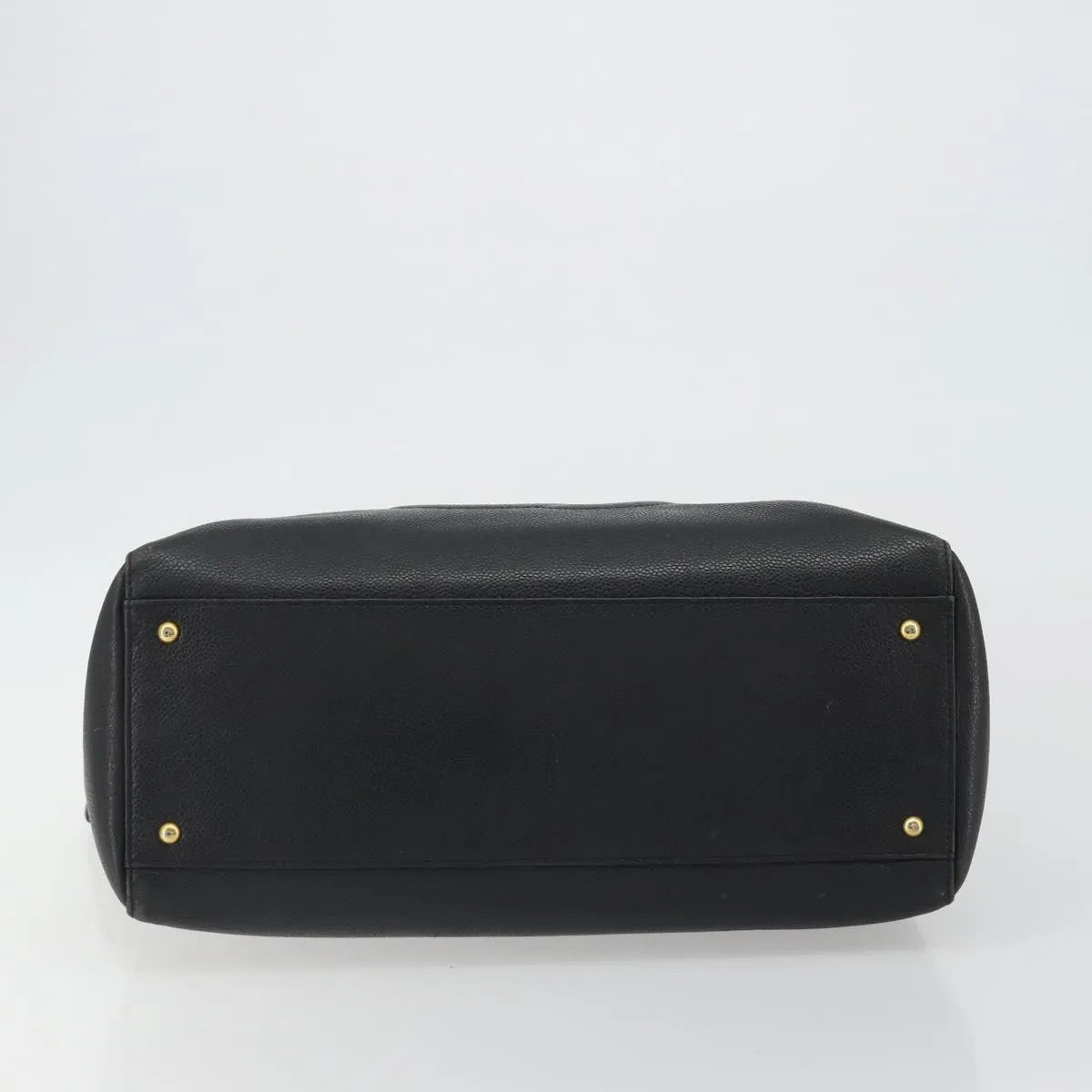 Chanel Vintage Timeless Zip Caviar Black Calfskin Shoulder Bag Bag (Pre-Owned)
