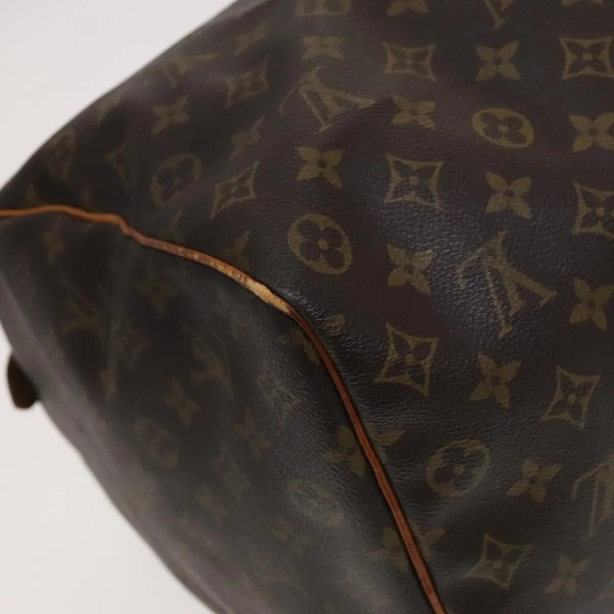 Louis Vuitton Keepall Monogram Canvas Brown Canvas Travel Bag Bag (Pre-Owned)