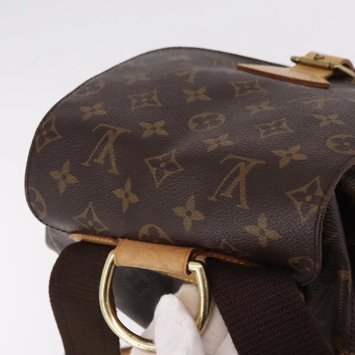 Louis Vuitton Montsouris Monogram Brown Canvas Backpack Bag (Pre-Owned)