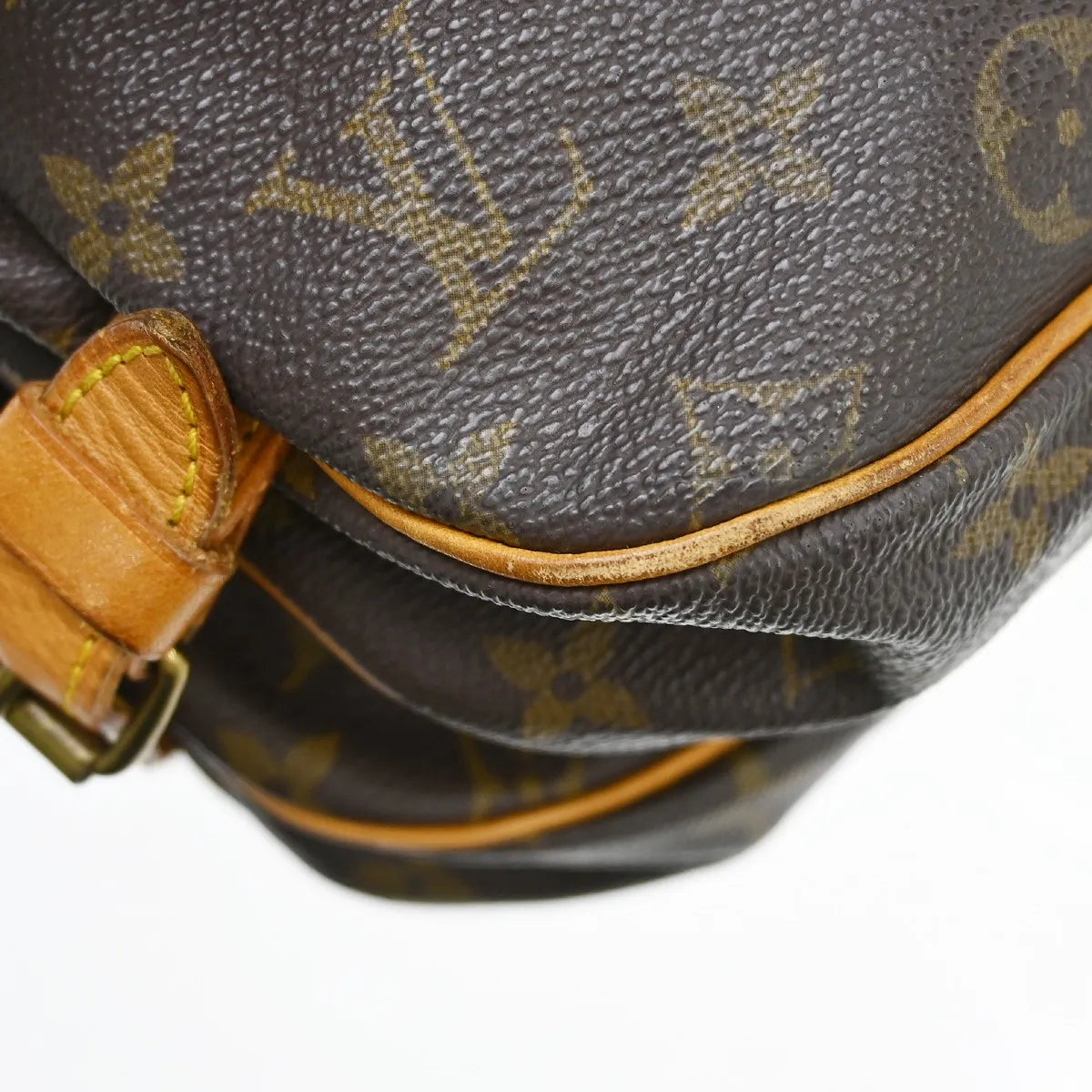 Louis Vuitton Saumur Monogram Canvas Brown Canvas Shoulder Bag Bag (Pre-Owned)