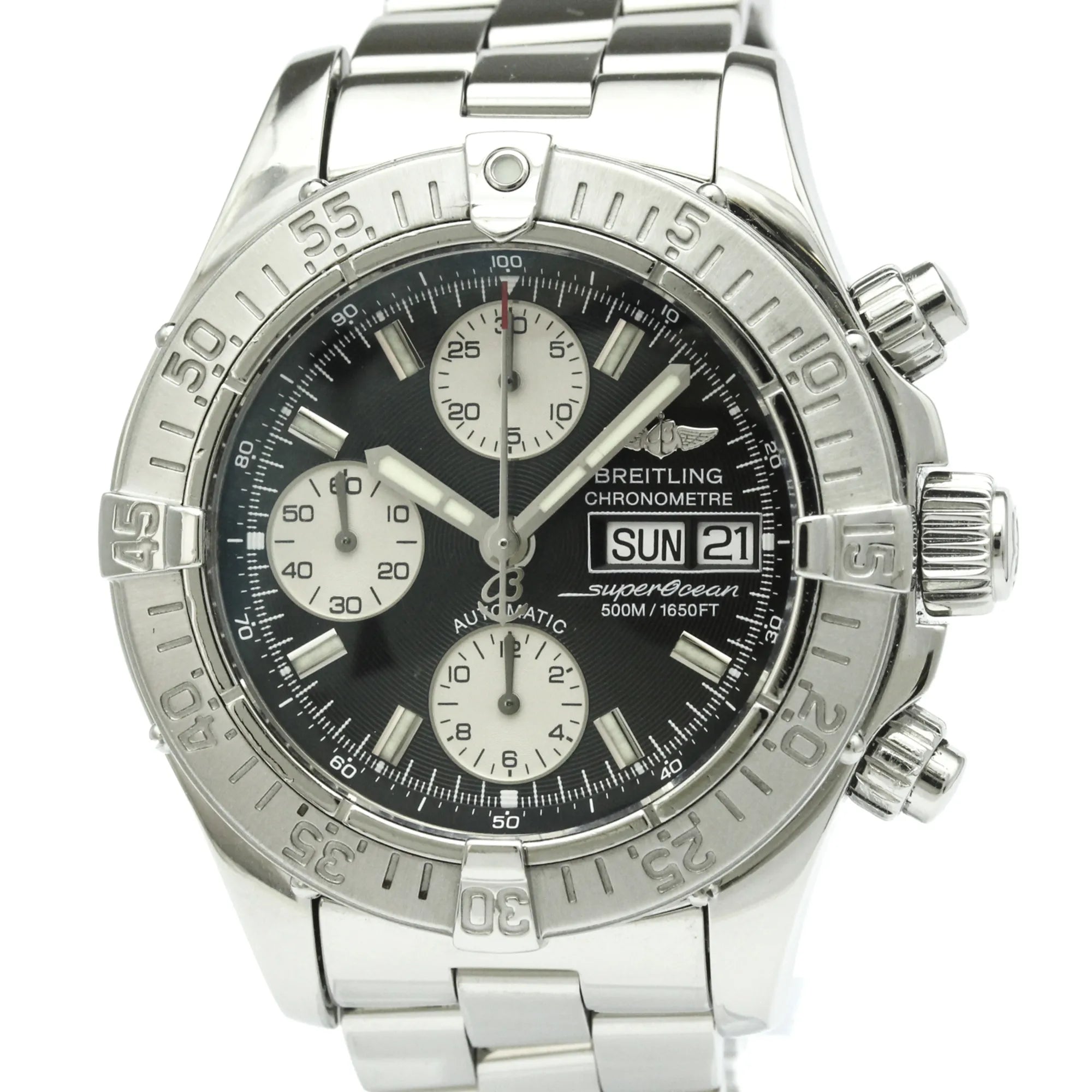 Breitling Superocean Chronograph Automatic Stainless Steel Watch (Pre-Owned)