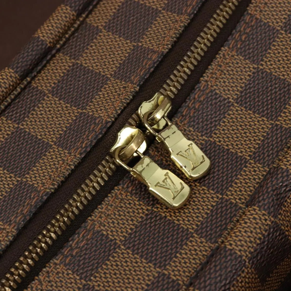 Louis Vuitton Naviglio Damier Ebene Brown Canvas Shoulder Bag Bag (Pre-Owned)