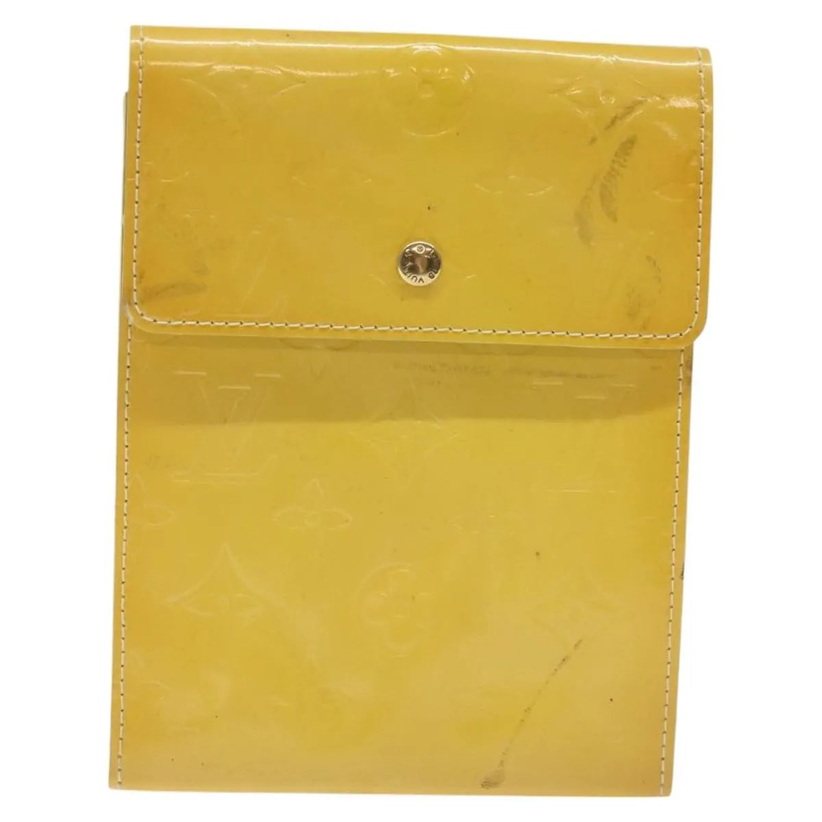 Louis Vuitton Kenmare Shoulder Bag Patent Leather Yellow Patent_Leather Clutche & Pouche Bag (Pre-Owned)