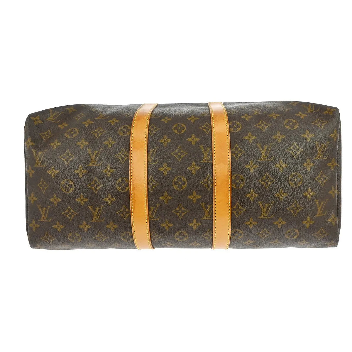 Louis Vuitton Keepall Monogram Canvas Brown Canvas Travel Bag Bag (Pre-Owned)