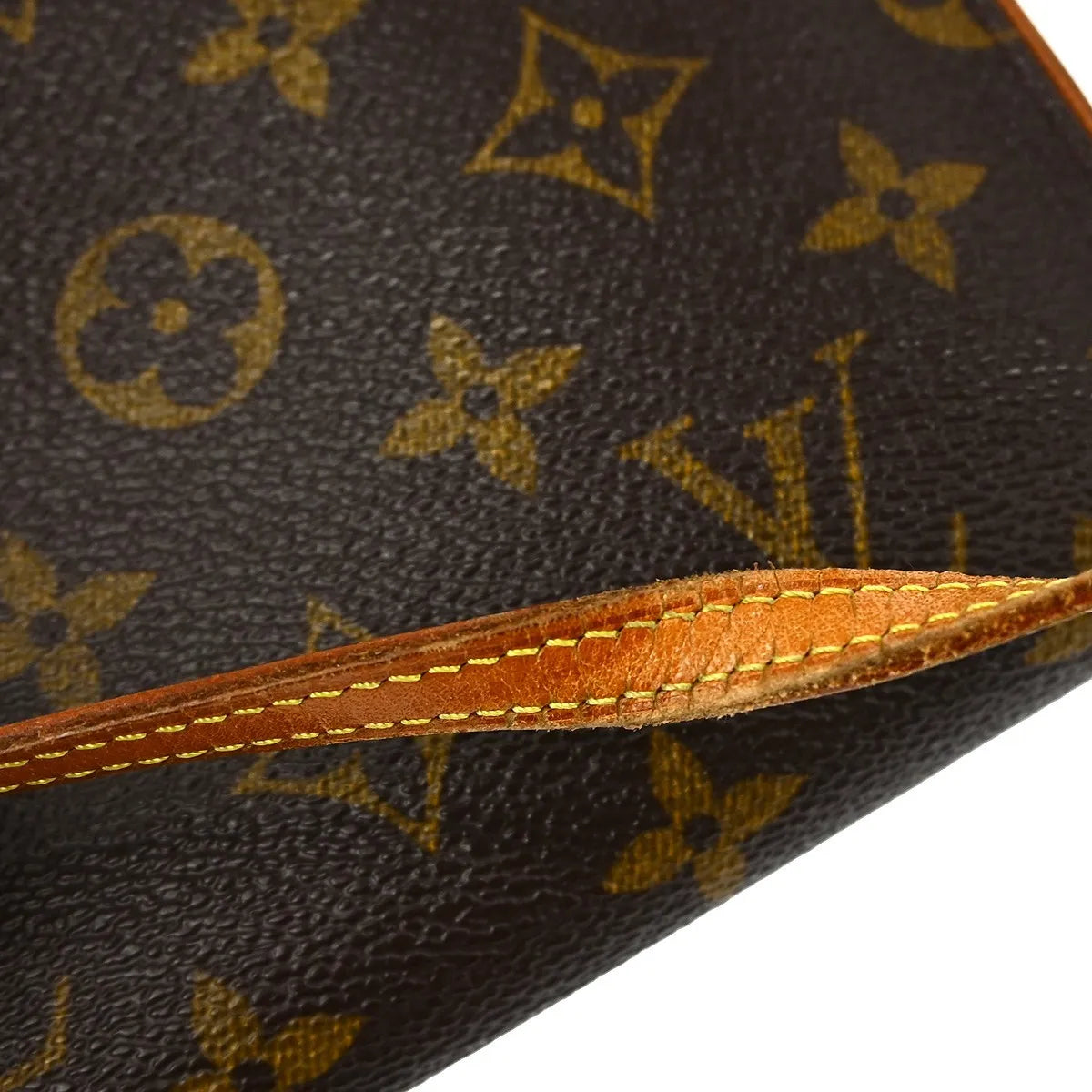 Louis Vuitton Twin Monogram Brown Canvas Clutche & Pouche Bag (Pre-Owned)