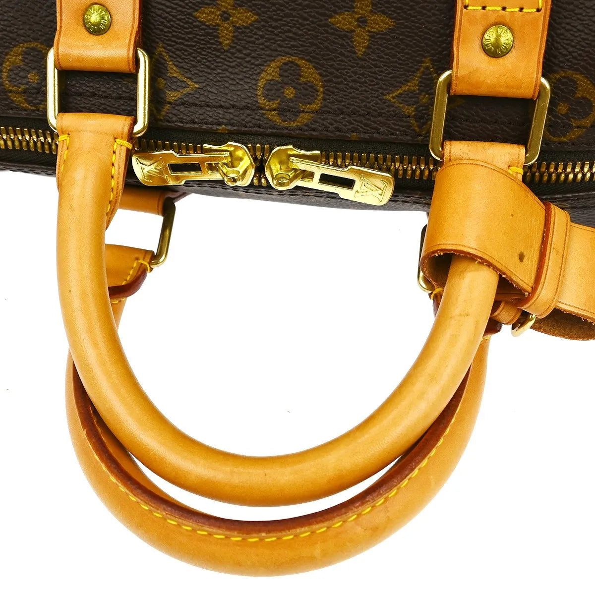Louis Vuitton Keepall Bag Monogram Canvas Brown Canvas Travel Bag Bag (Pre-Owned)