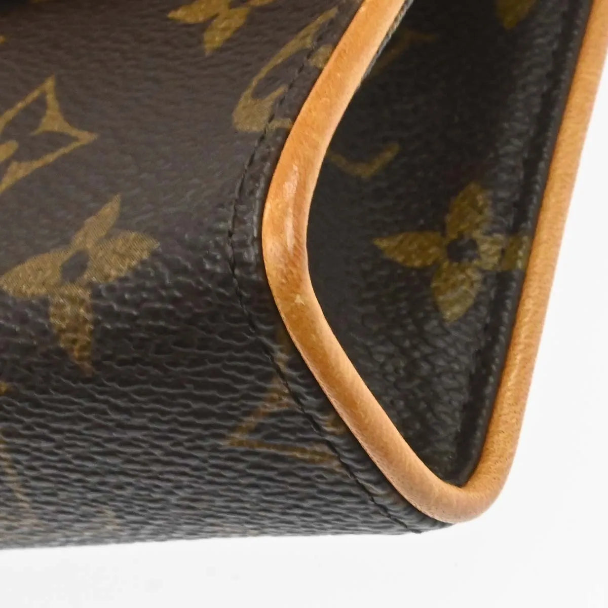 Louis Vuitton Florentine Pochette Monogram Canvas Brown Canvas Clutche & Pouche Bag (Pre-Owned)