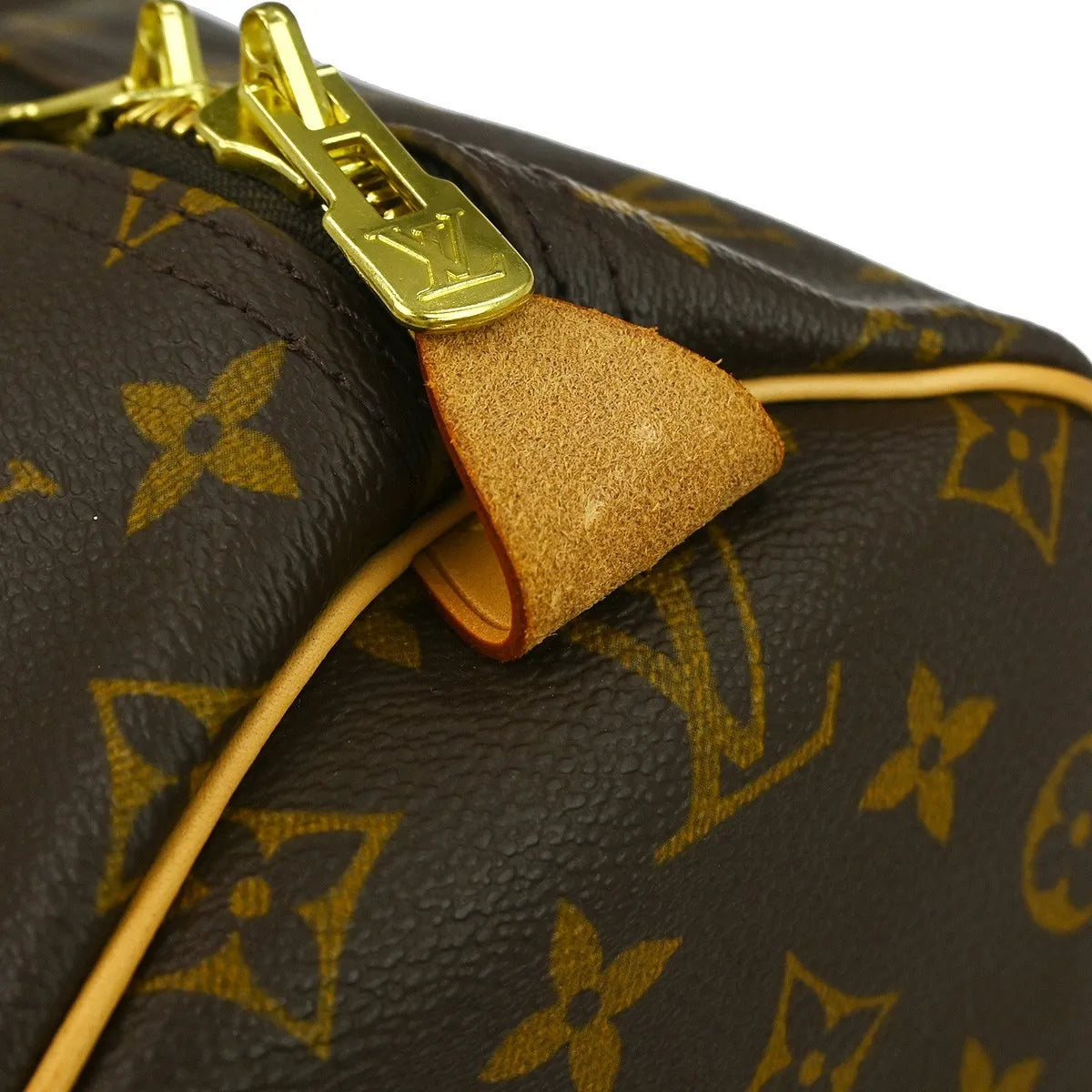 Louis Vuitton Keepall Bag Monogram Canvas Brown Canvas Travel Bag Bag (Pre-Owned)