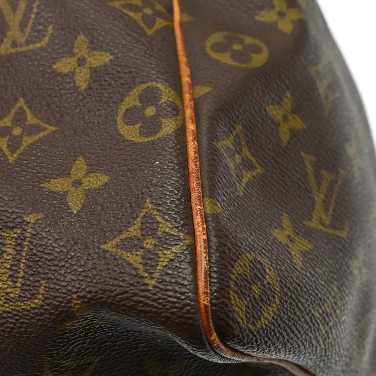 Louis Vuitton Speedy Handbag Monogram Canvas Brown Canvas Handbag (Pre-Owned)