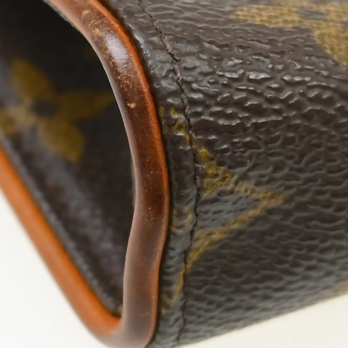 Louis Vuitton Florentine Waist Monogram Canvas Brown Canvas Clutche & Pouche Bag (Pre-Owned)