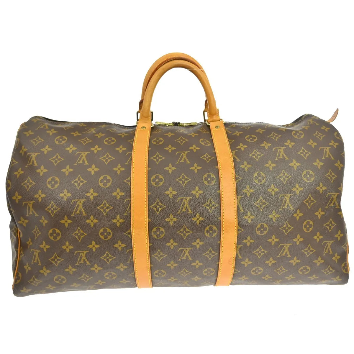 Louis Vuitton Keepall Monogram Canvas Brown Canvas Travel Bag Bag (Pre-Owned)