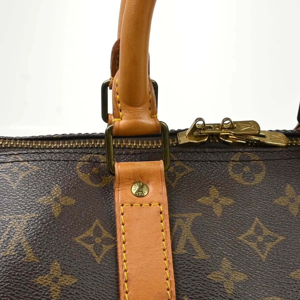 Louis Vuitton Keepall Monogram Canvas Brown Canvas Travel Bag Bag (Pre-Owned)